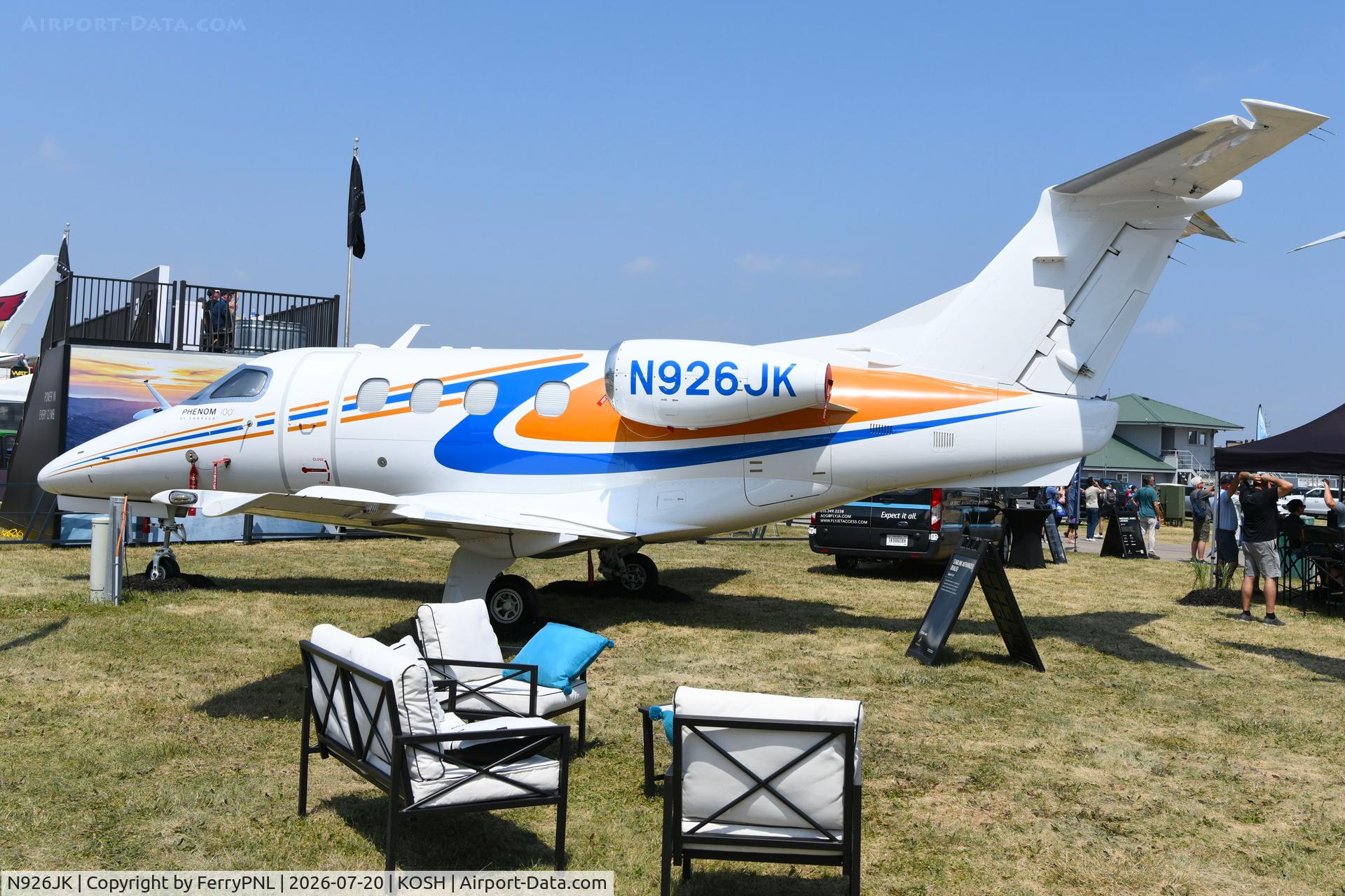 N926JK, 2009 Embraer EMB-500 Phenom 100, c/n 50000107, R & S Aviation LLC EMB500