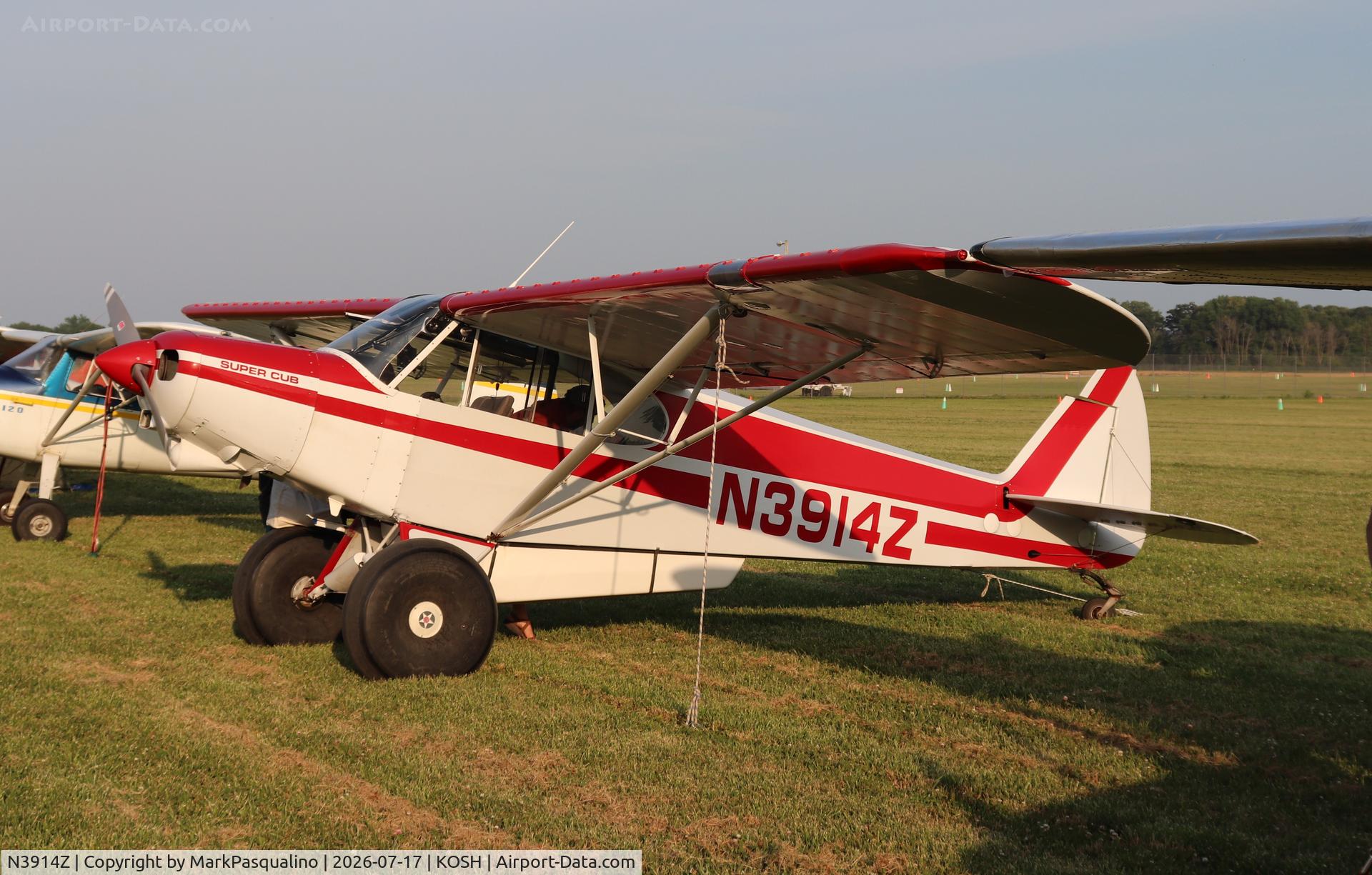 Aircraft N3914Z, 1961 Piper PA-18-150 Super Cub, c/n 18-7731, Piper PA-18-150, at KOSH, photo by MarkPasqualino
