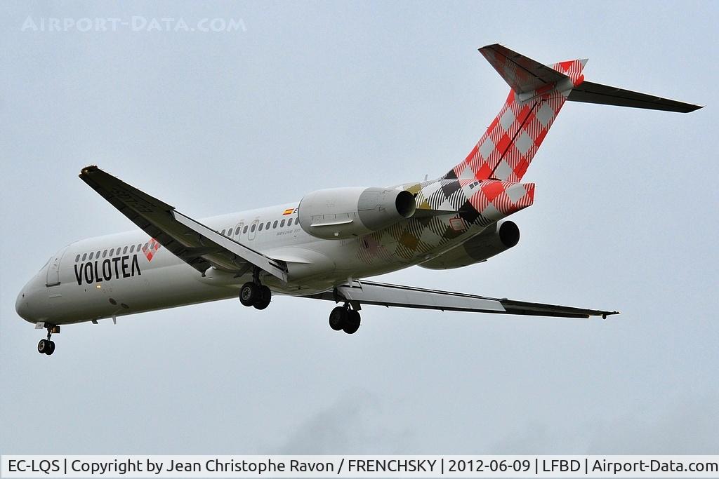 Aircraft EC-LQS, 2003 Boeing 717-2BL, c/n 55169, Stored VCV. Delta Air Lines bought 3/28/23 for parts, at LFBD, photo by Jean Christophe Ravon / FRENCHSKY