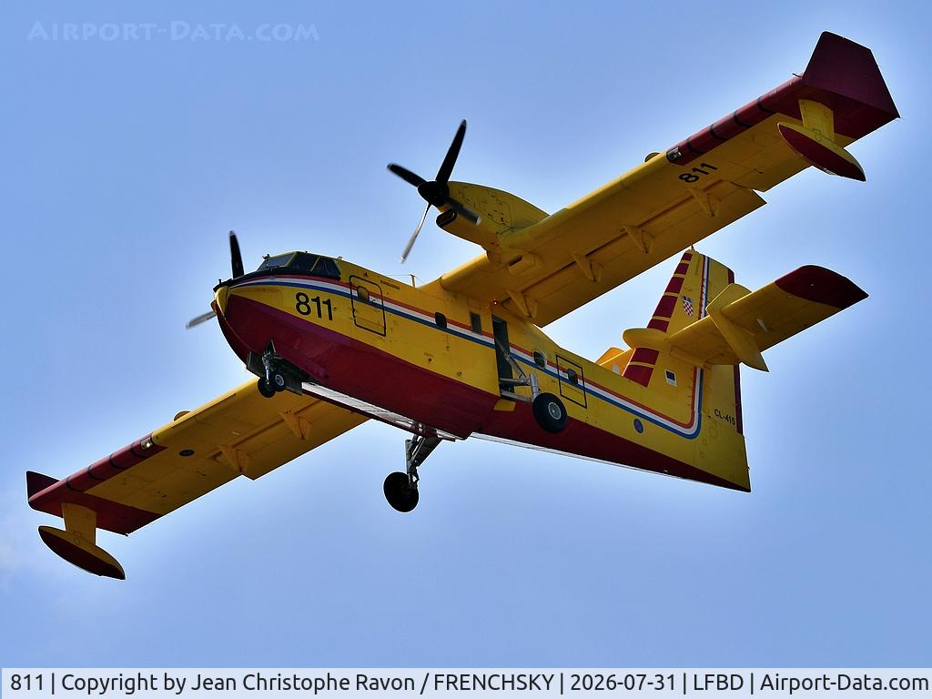 811, Canadair CL-215-6B11 CL-415, c/n 2075, Armée de l'air croate (Hrvatsko ratno zrakoplovstvo)