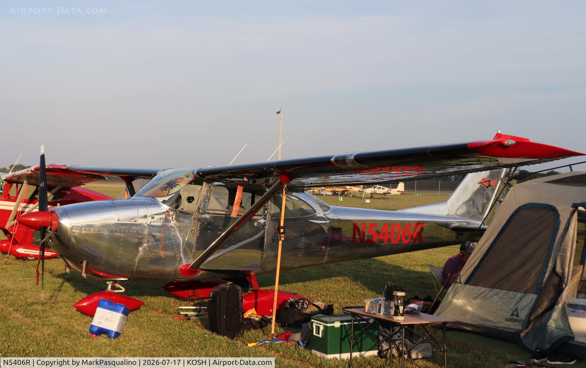 Aircraft N5406R, 1965 Cessna 172F, c/n 17252945, Cessna 172F, at KOSH, photo by MarkPasqualino