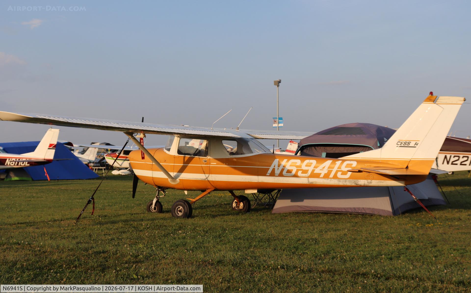 Aircraft N6941S, 1967 Cessna 150H, c/n 15067641, Cessna 150H, at KOSH, photo by MarkPasqualino