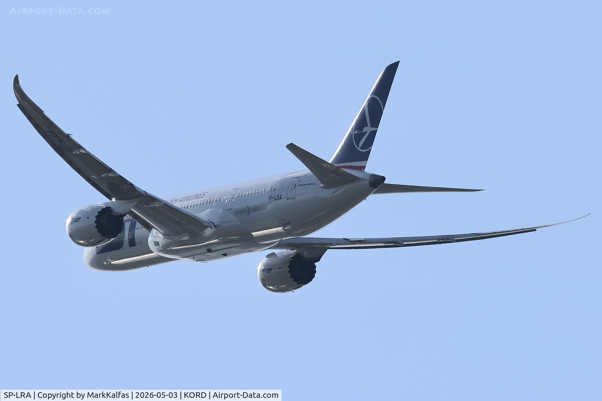 Aircraft SP-LRA, 2012 Boeing 787-8 Dreamliner, c/n 35938 l/n 61, B788 LOT Boeing 787-8 Dreamliner SP-LRA departing 28R KORD, at KORD, photo by MarkKalfas