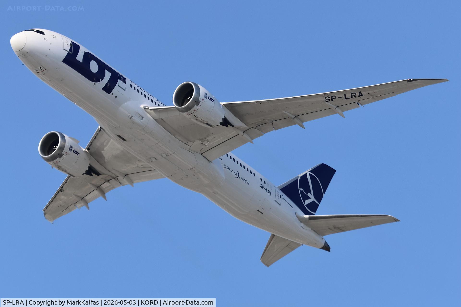 Aircraft SP-LRA, 2012 Boeing 787-8 Dreamliner, c/n 35938 l/n 61, B788 LOT Boeing 787-8 Dreamliner SP-LRA departing 28R KORD, at KORD, photo by MarkKalfas