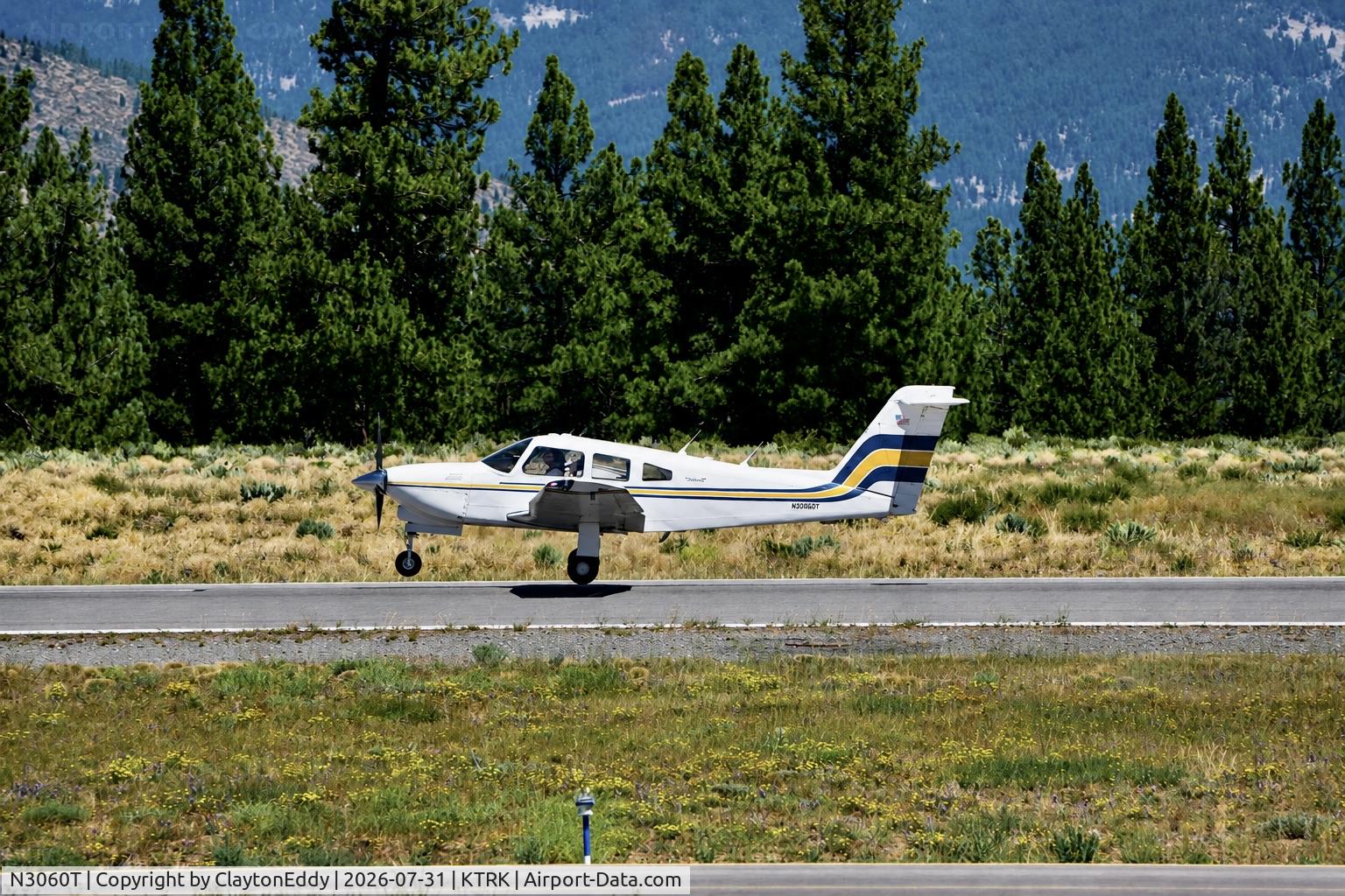 Aircraft N3060T, 1979 Piper PA-28RT-201T Arrow IV, c/n 28R-7931087, Truckee Tahoe airport in California 2026, at KTRK, photo by ClaytonEddy