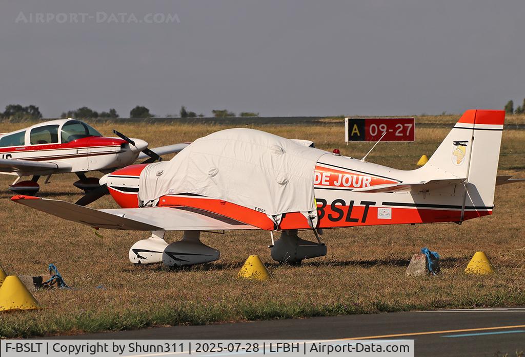 Aircraft F-BSLT, Robin DR-253B Regent, c/n 184, Parked in the grass..., at LFBH, photo by Shunn311