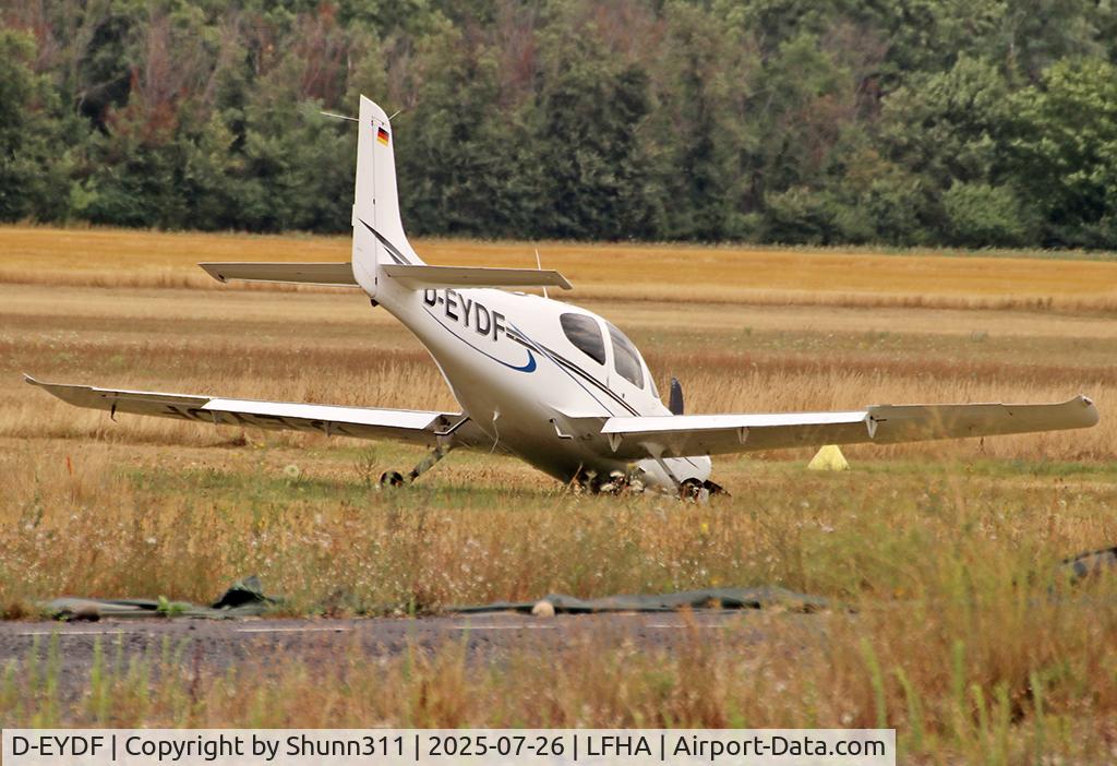 D-EYDF, Cirrus SR22 G3 GTS, c/n 1545, Overran runway on July 2025