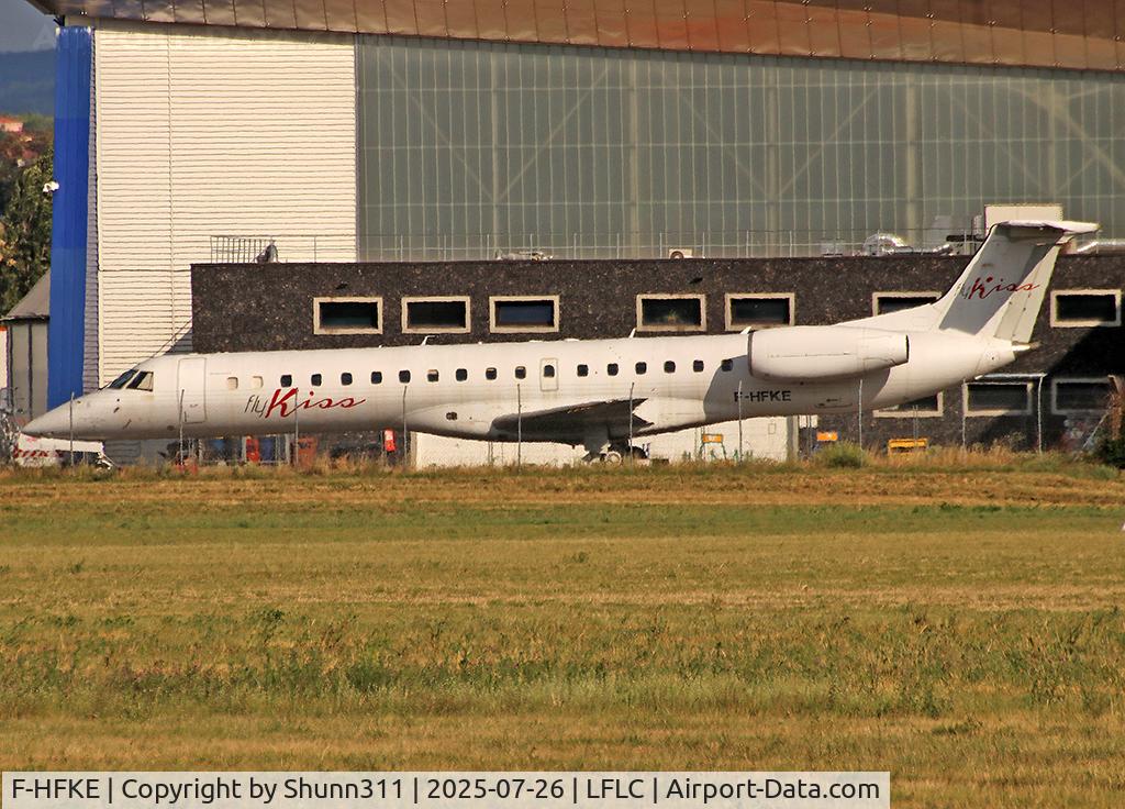 Aircraft F-HFKE, 2000 Embraer ERJ-145LR (EMB-145LR), c/n 145299, Stored..., at LFLC, photo by Shunn311