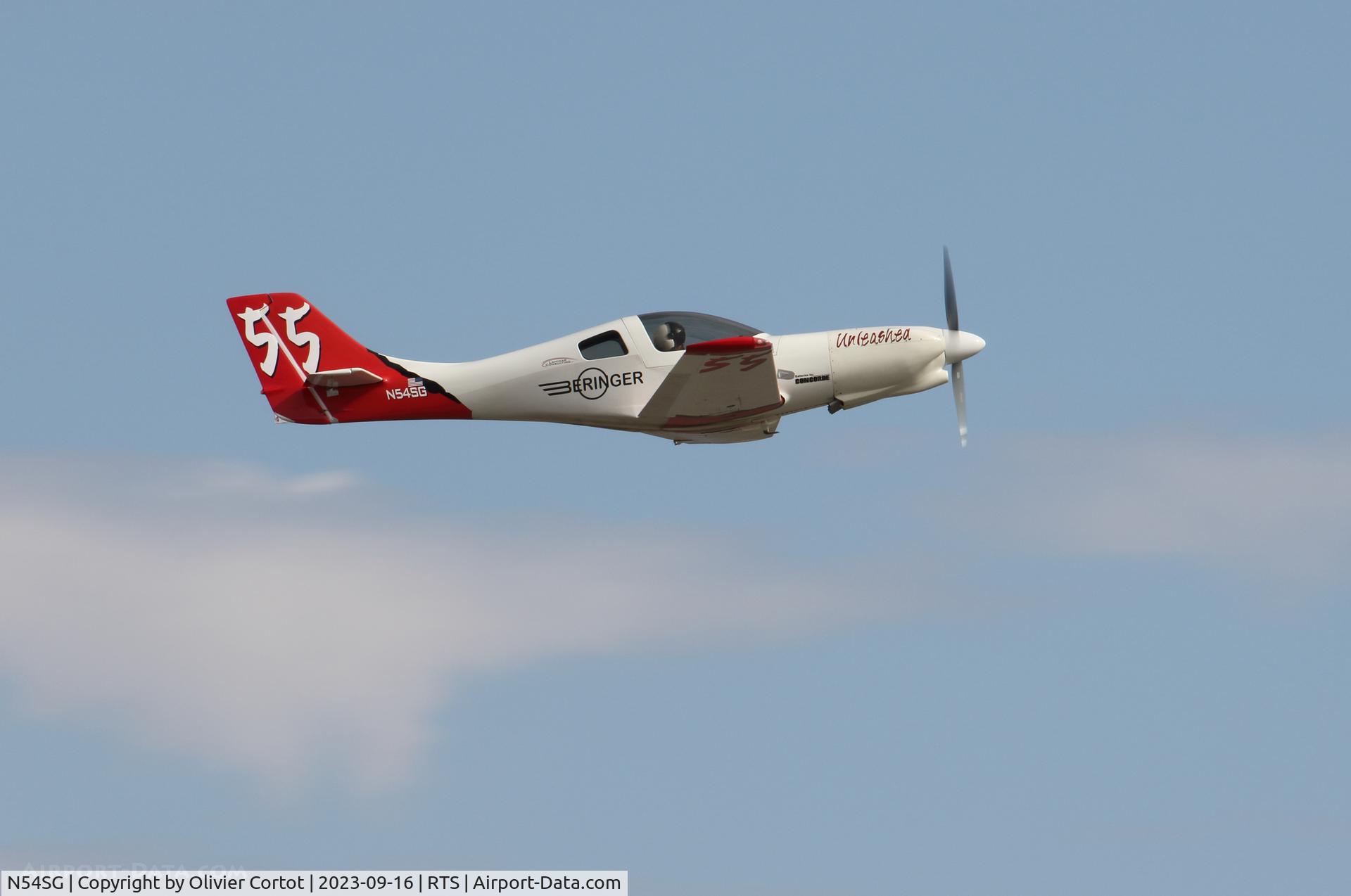 Aircraft N54SG, 1995 Lancair 360, c/n 080275, 2023 air races, at RTS, photo by Olivier Cortot