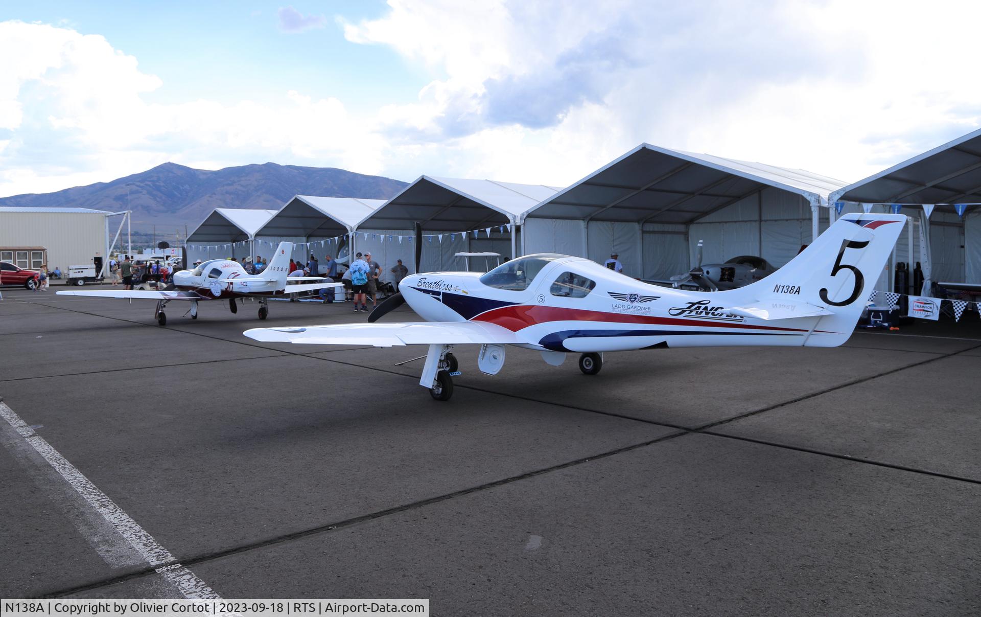 Aircraft N138A, 2002 Lancair Legacy, c/n L2K-138, 2023 air races, at RTS, photo by Olivier Cortot