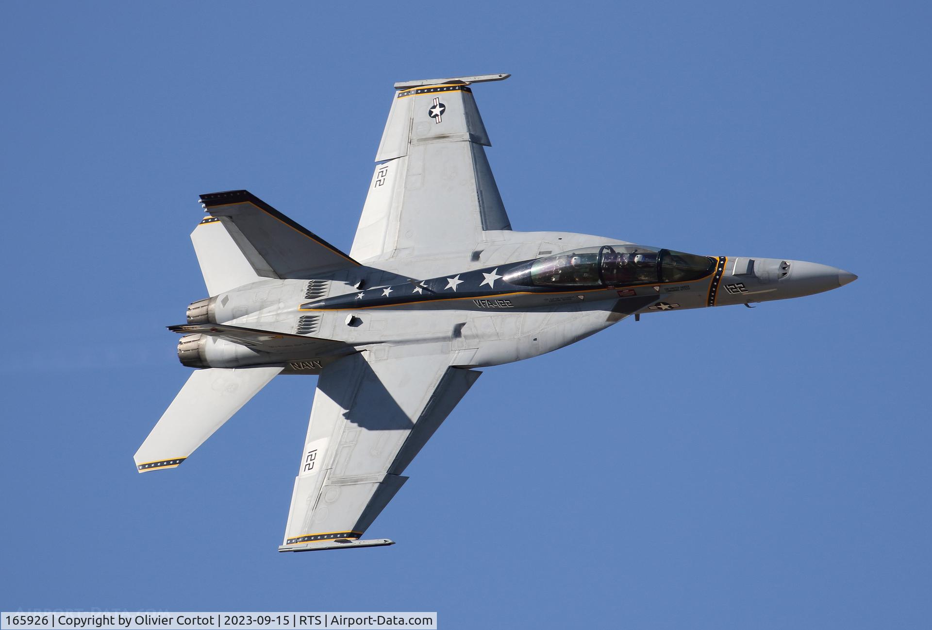 165926, Boeing F/A-18F Super Hornet, c/n F072, 2023 air races