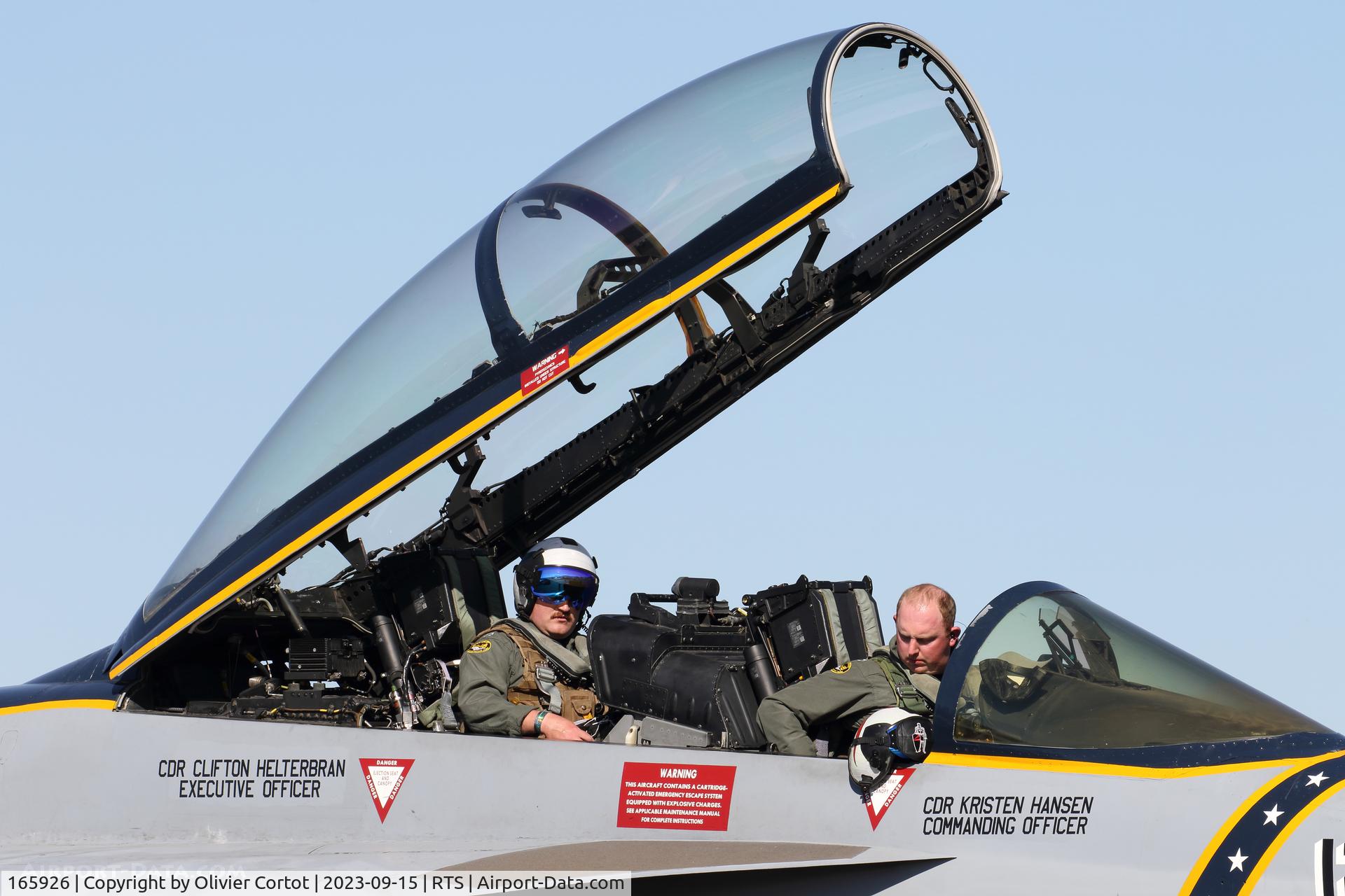 165926, Boeing F/A-18F Super Hornet, c/n F072, 2023 air races