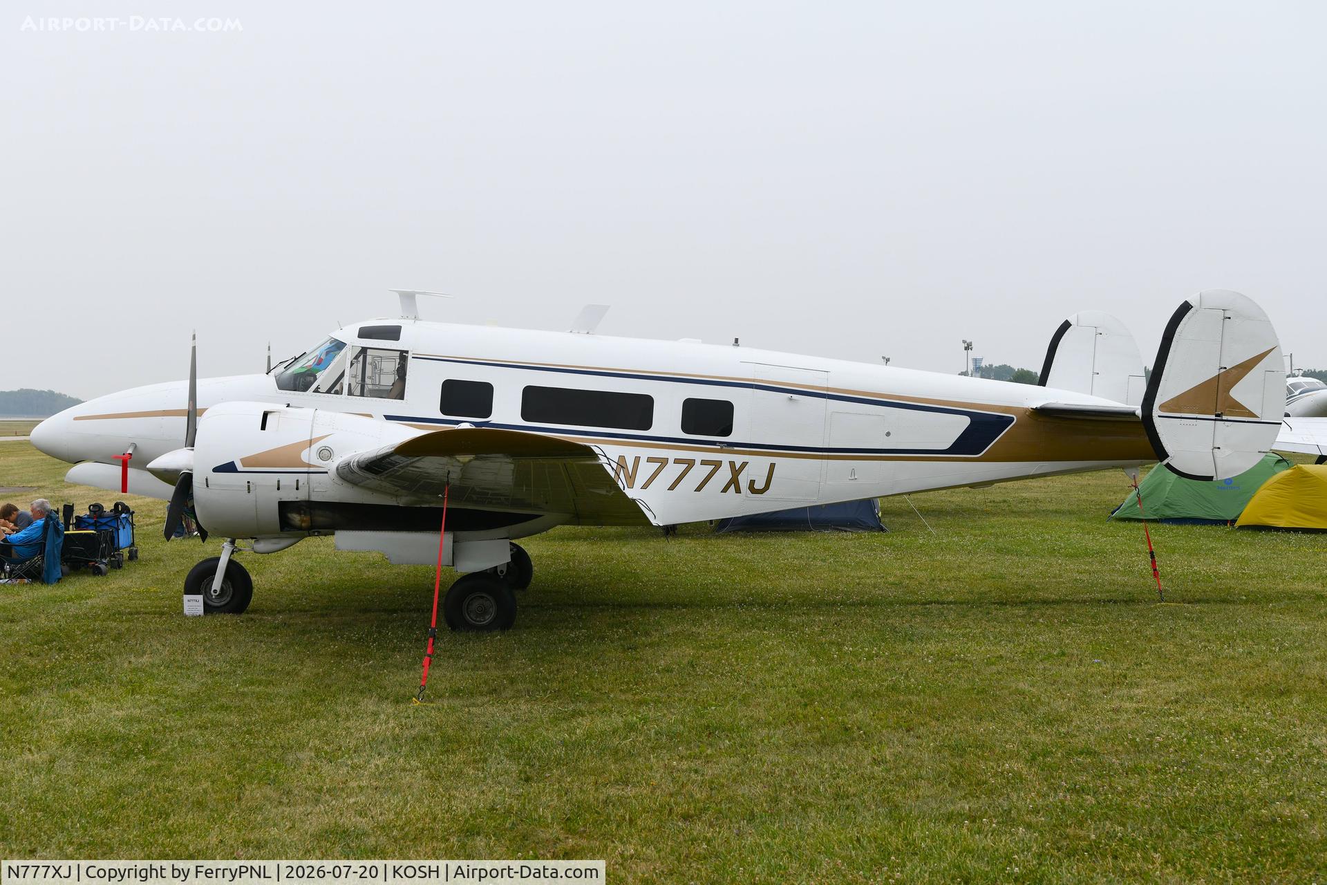 N777XJ, 1965 Beech H-18 Tri-Gear, c/n BA-726, Beech H18