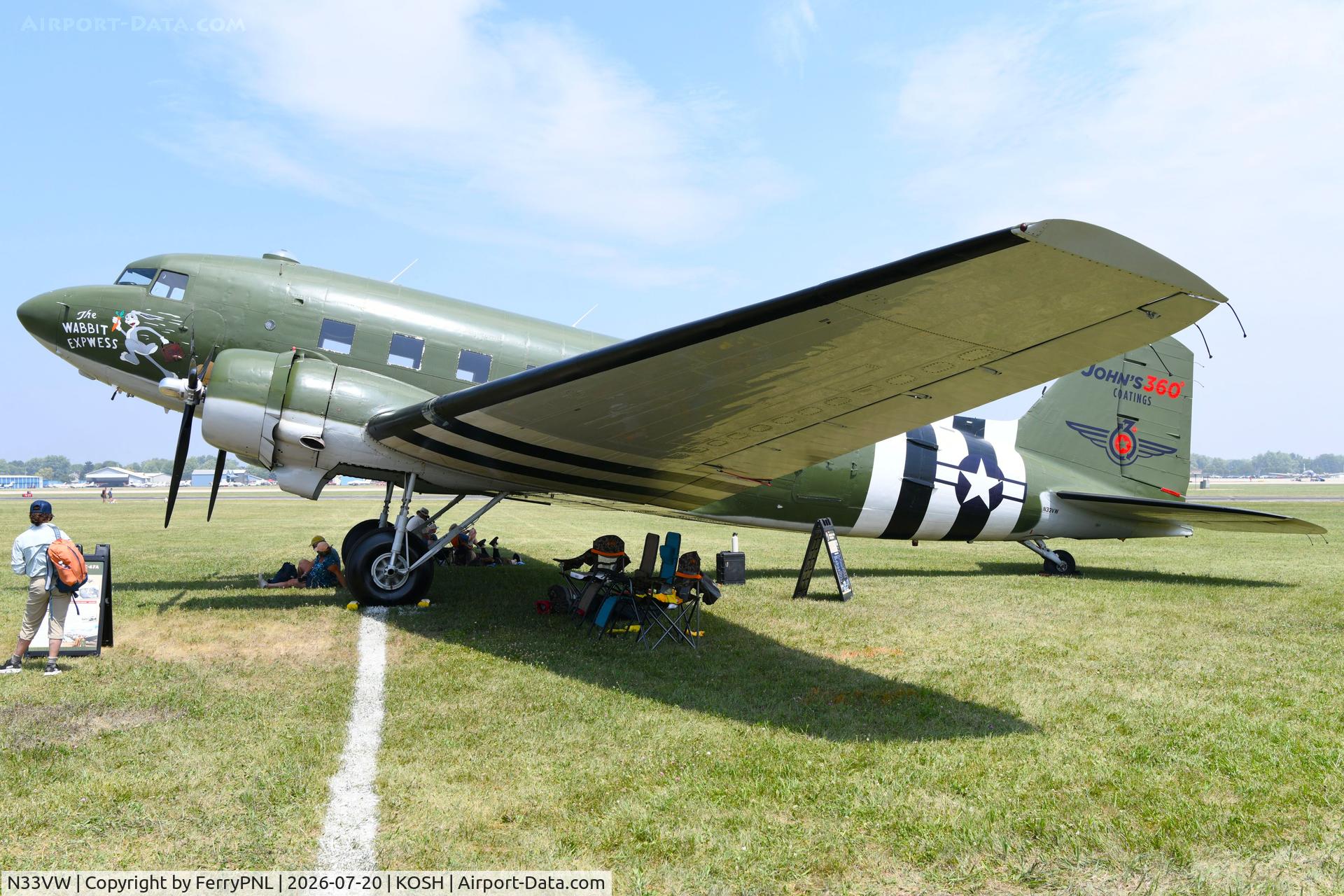 N33VW, 1943 Douglas DC3C-S1C3G (C-47A), c/n 20401, Cavanaugh Flight Museum DC-3