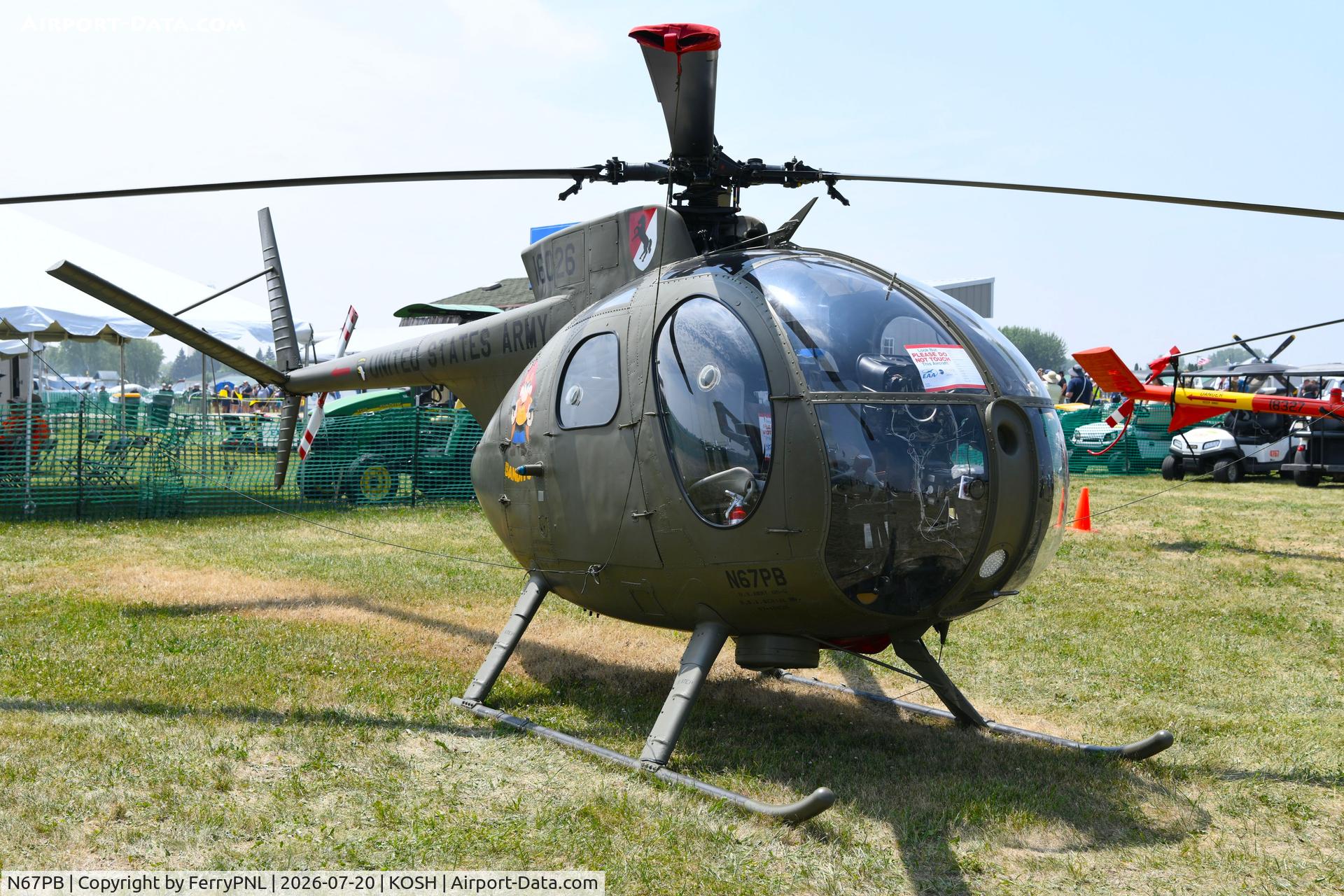 N67PB, 1968 Hughes OH-6A Cayuse, c/n 480411, Hughes OH-6A