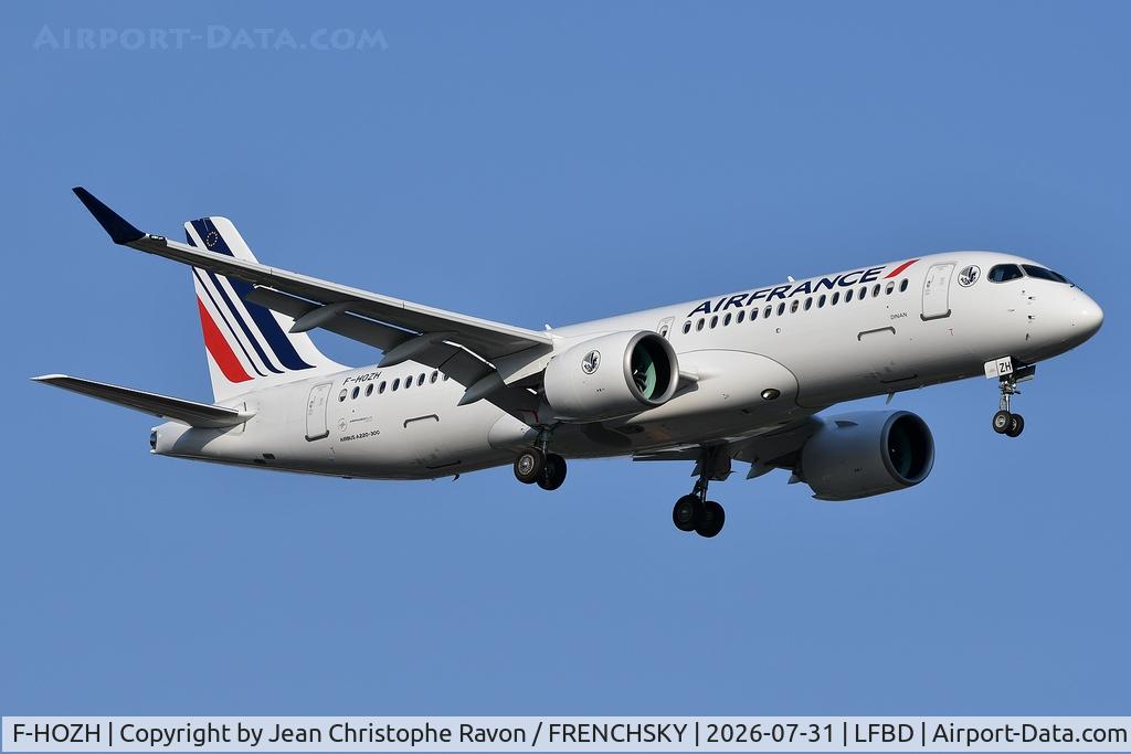 F-HOZH, 2026 Airbus   A220-300, c/n 55461, Paris (CDG)	Bordeaux (BOD)	AF7438