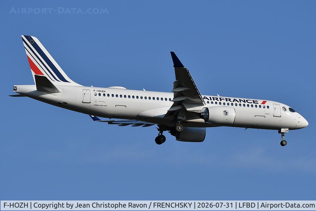 F-HOZH, 2026 Airbus   A220-300, c/n 55461, Paris (CDG)	Bordeaux (BOD)	AF7438