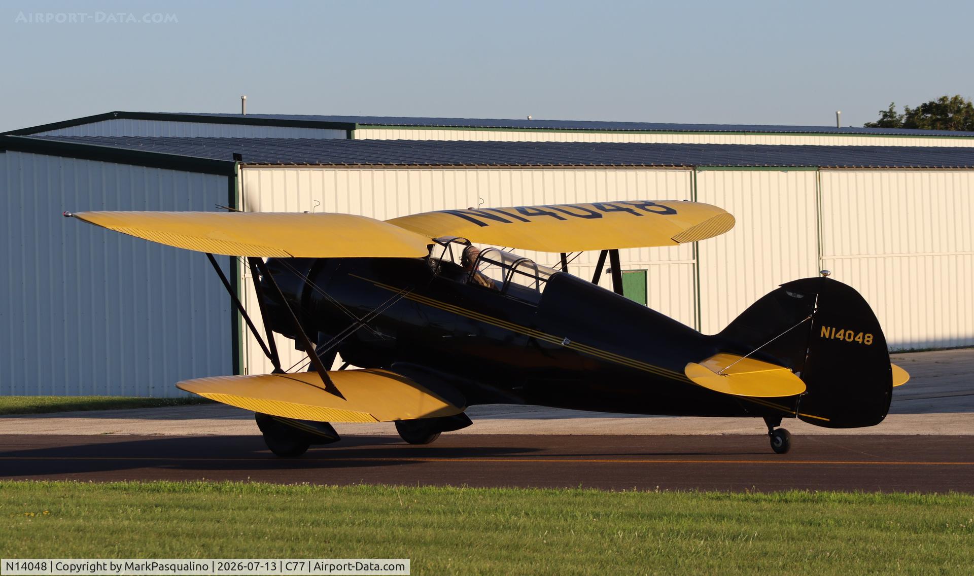 Aircraft N14048, 1934 Waco S3HD, c/n 3814, Waco S3HD, at C77, photo by MarkPasqualino