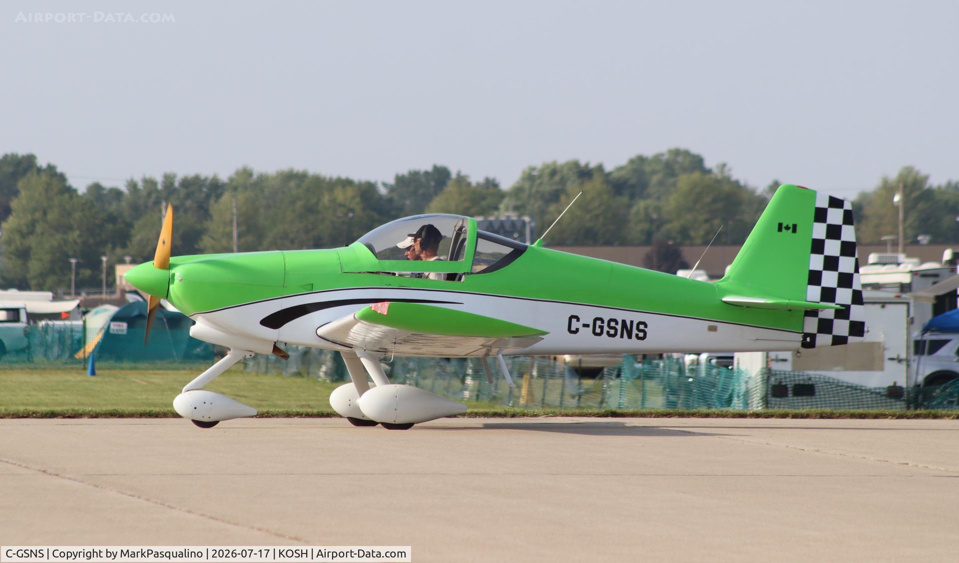 Aircraft C-GSNS, 2021 Vans RV-6A, c/n 23216, Vans RV-6A, at KOSH, photo by MarkPasqualino