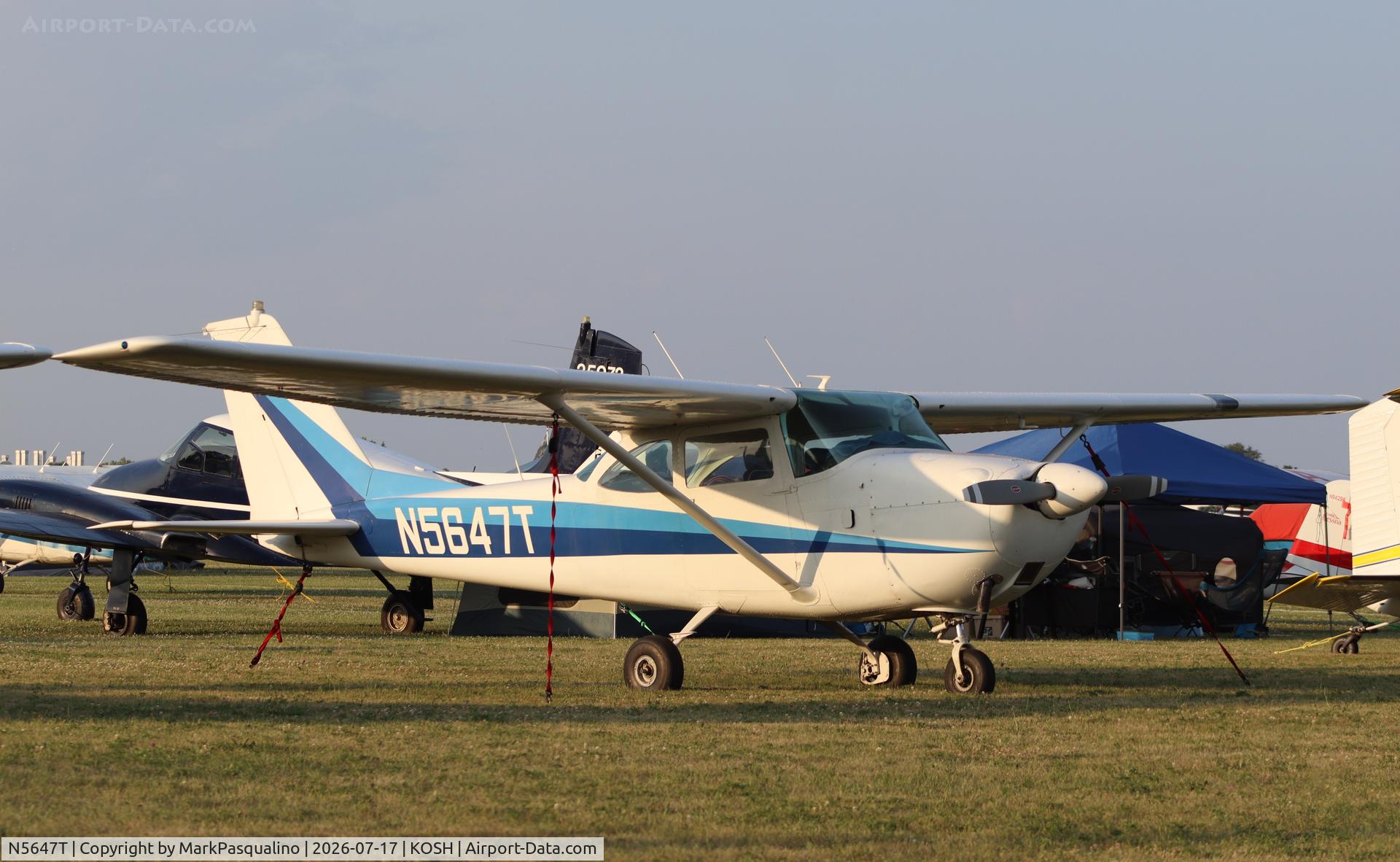 Aircraft N5647T, 1964 Cessna 172E, c/n 17251547, Cessna 172E, at KOSH, photo by MarkPasqualino