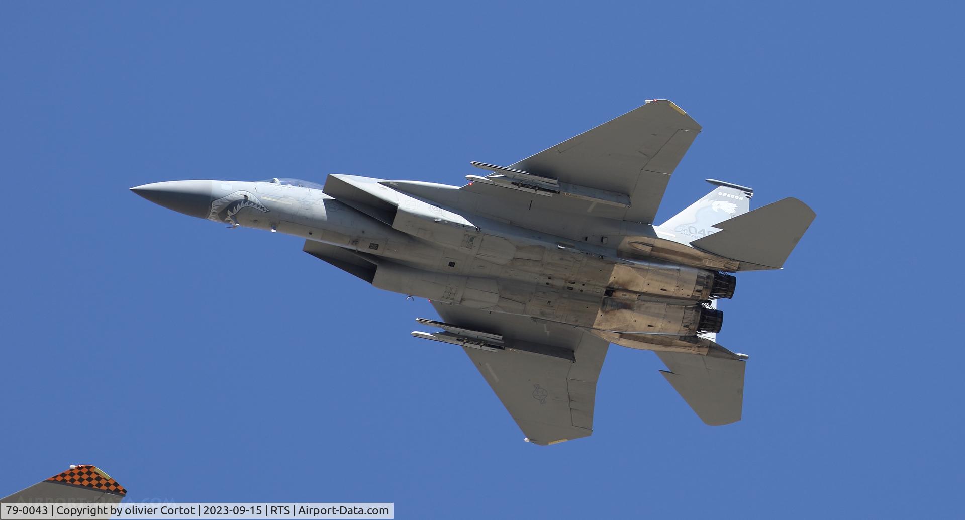 Aircraft 79-0043, 1979 McDonnell Douglas F-15C Eagle, c/n 0584/C112, 2023 air races, at RTS, photo by olivier Cortot