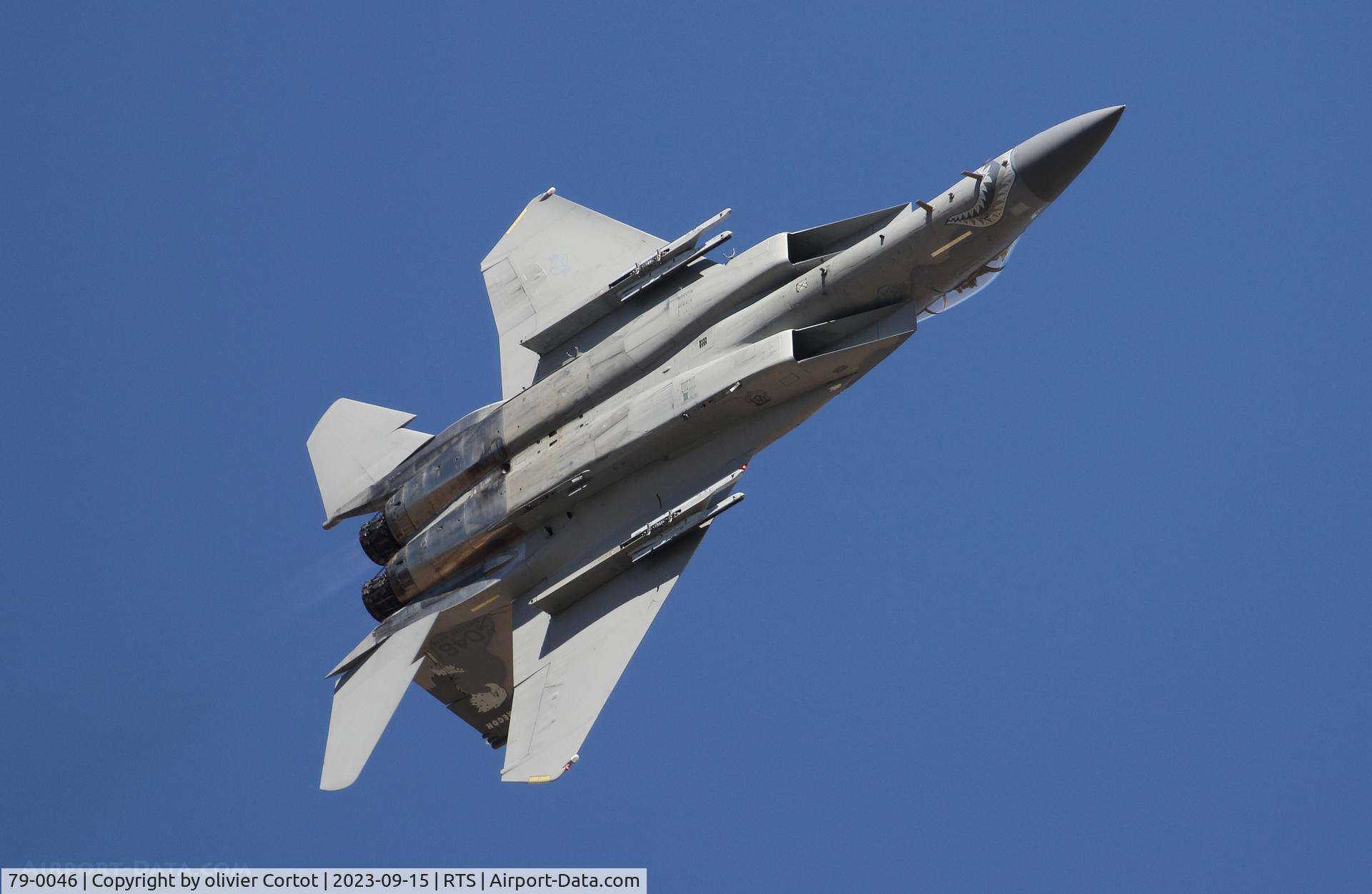 Aircraft 79-0046, 1979 McDonnell Douglas F-15C Eagle, c/n 0587/C115, 2023 air races, at RTS, photo by olivier Cortot