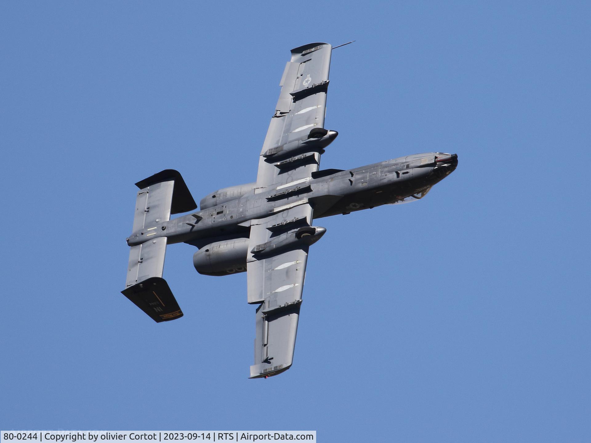 80-0244, 1980 Fairchild Republic A-10C Thunderbolt II, c/n A10-0594, 2023 air races