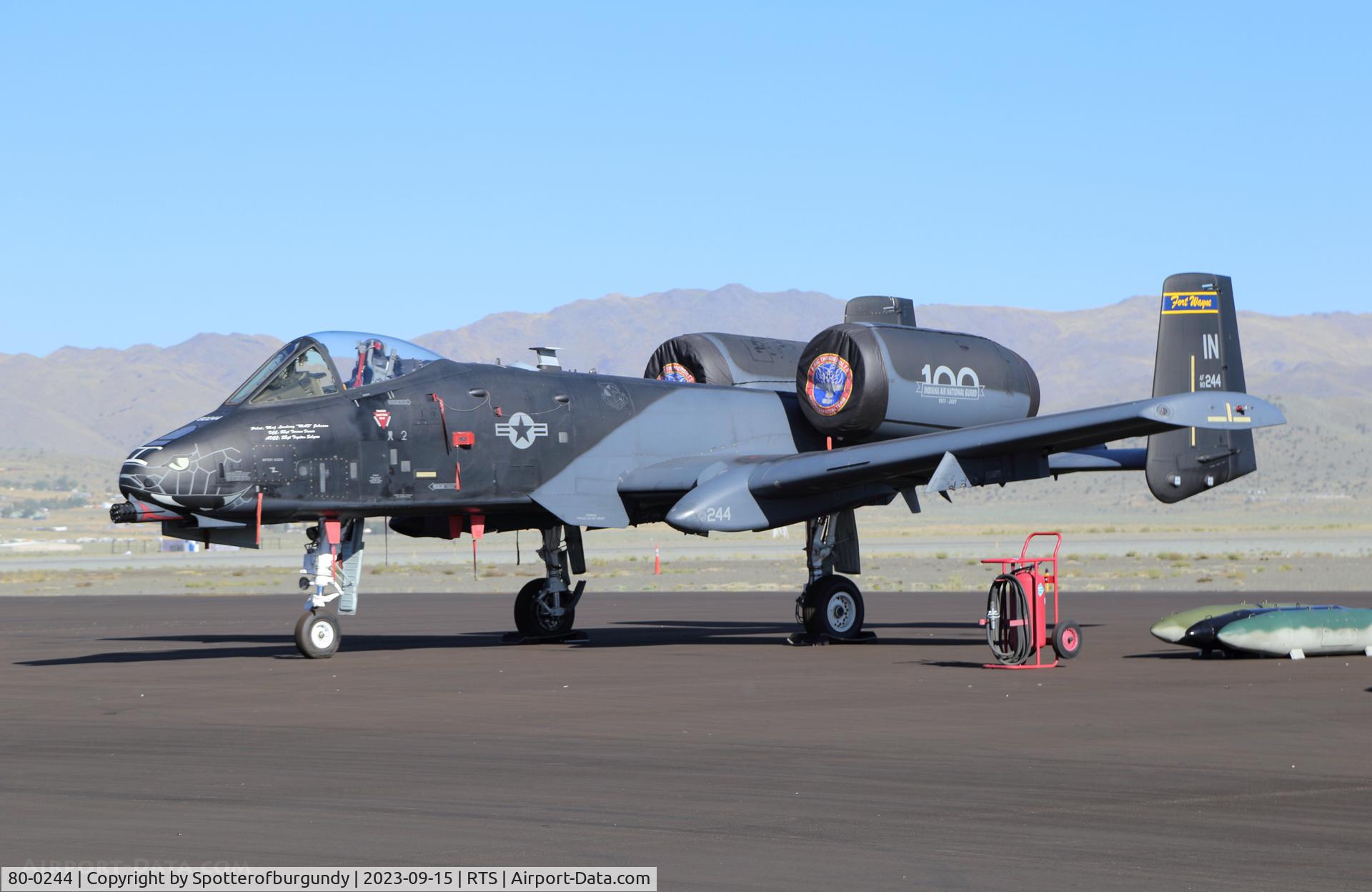 80-0244, 1980 Fairchild Republic A-10C Thunderbolt II, c/n A10-0594, 2023 air races