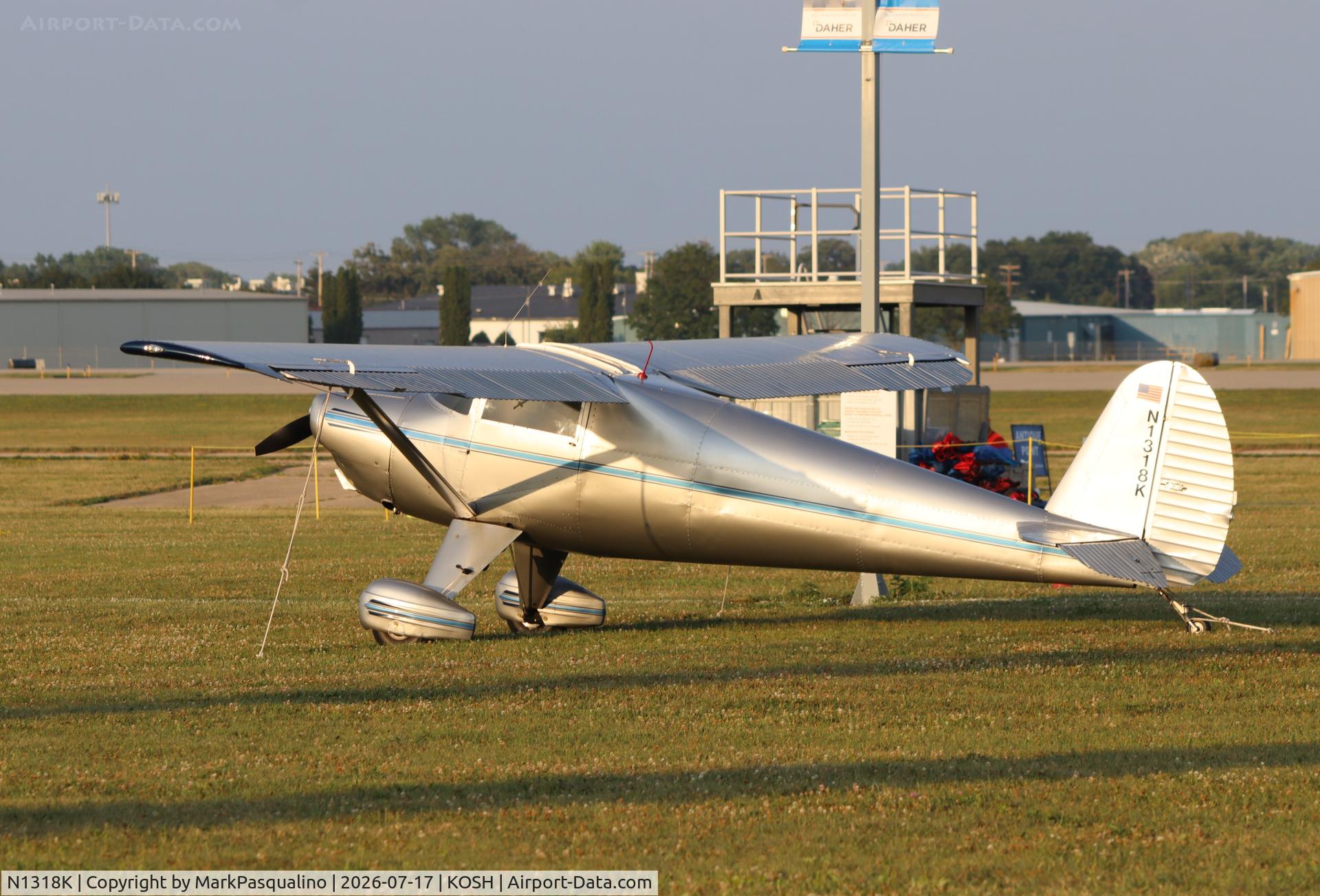 Aircraft N1318K, 1947 Luscombe 8A, c/n 4045, Luscombe 82, at KOSH, photo by MarkPasqualino