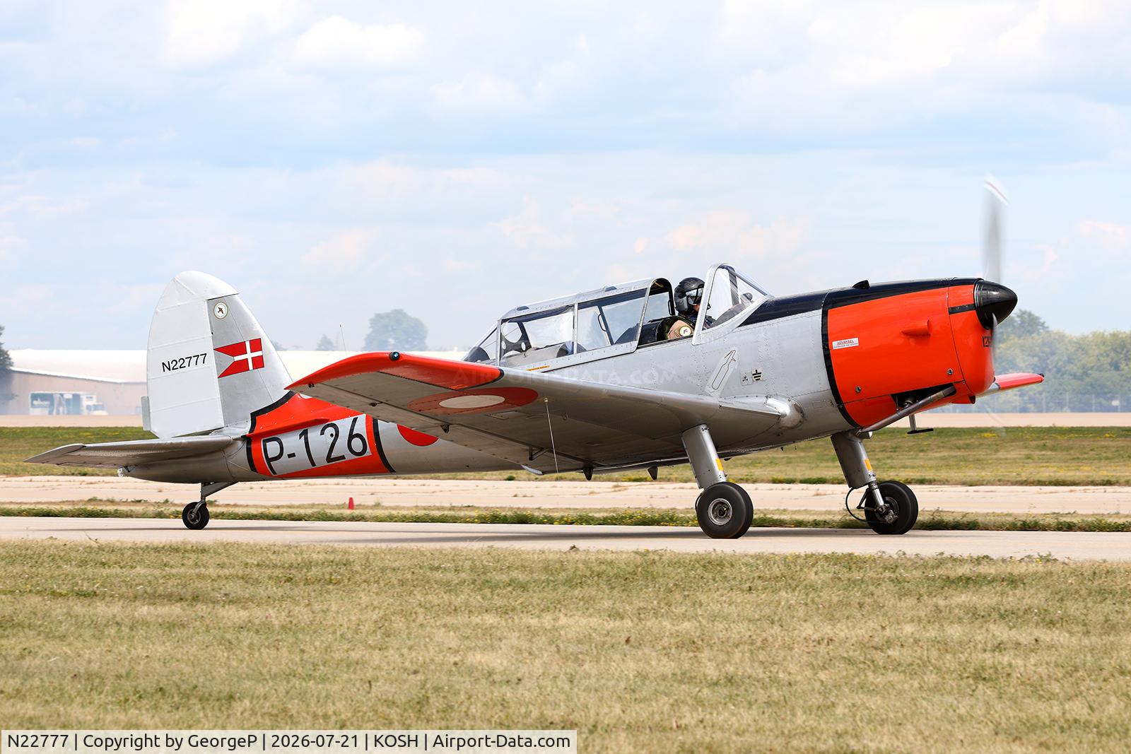 N22777, 1950 De Havilland DHC-1 Chipmunk 22, c/n C1/0105, Airventure 2026.