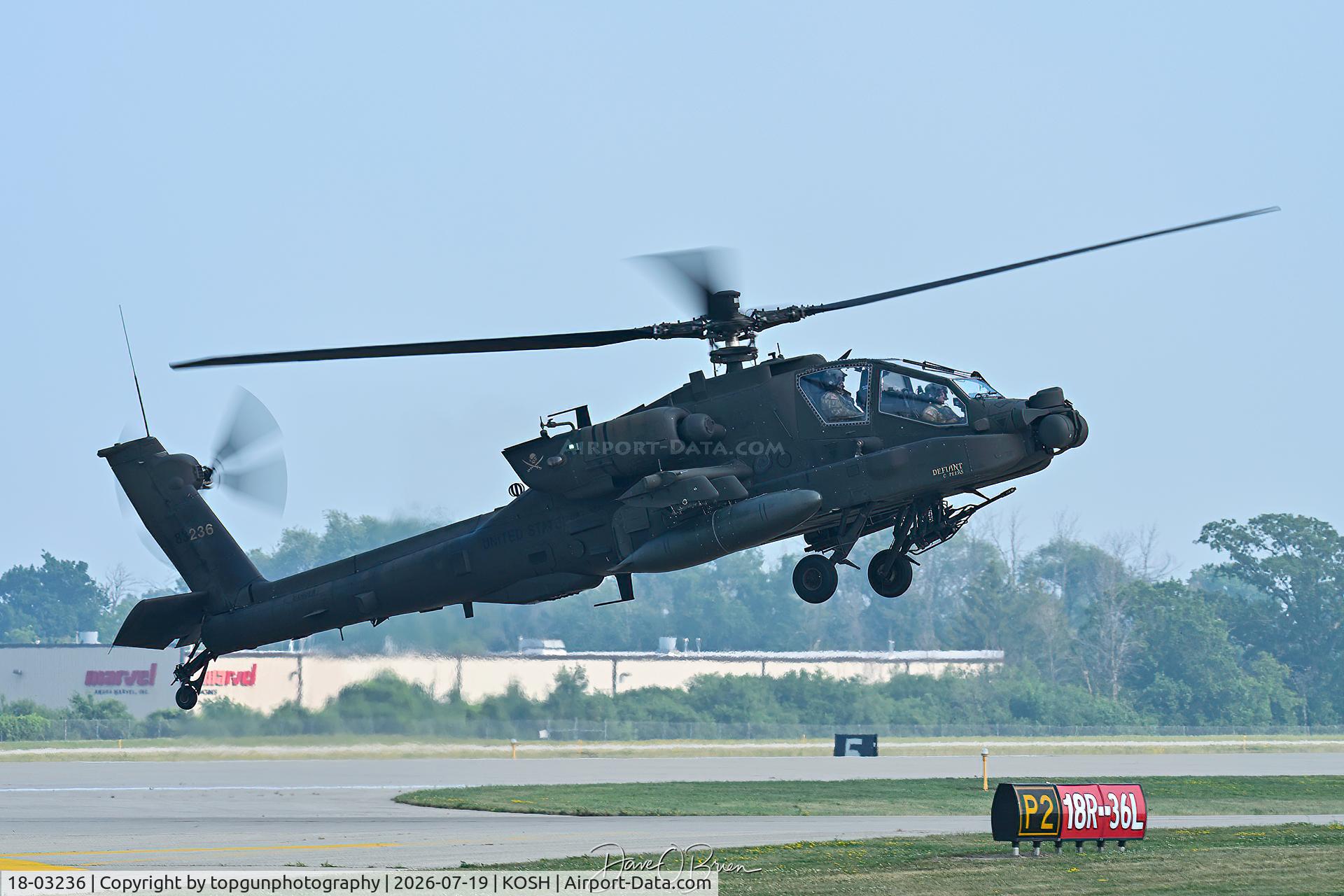 18-03236, Aerospatiale HH-65C Dolphin, c/n 6275, Apache from Utah inbound for Oshkosh 26