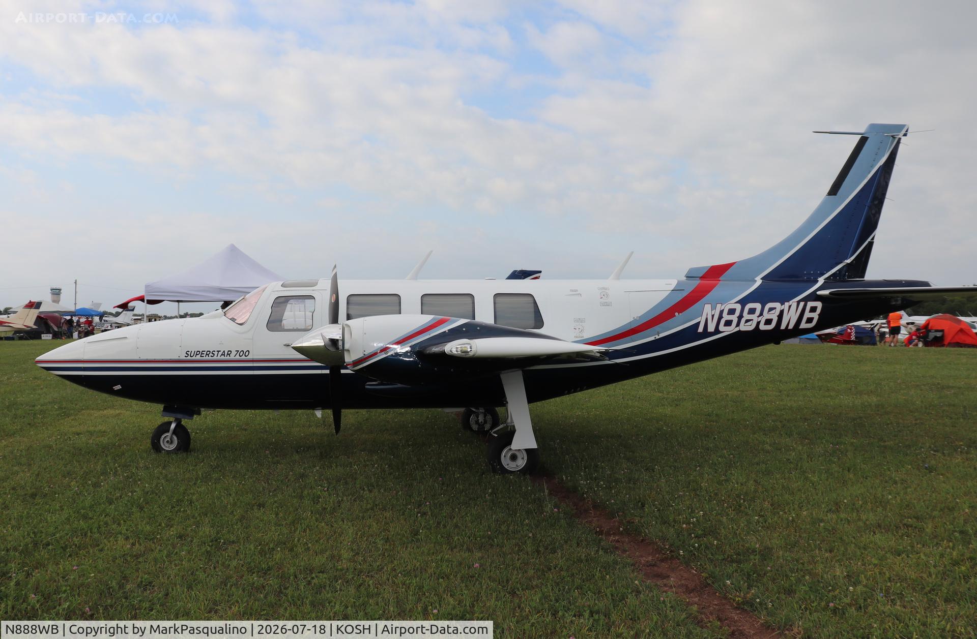 N888WB, 1979 Piper Aerostar 601P, c/n 61P06107963274, Piper Aerostar 601P