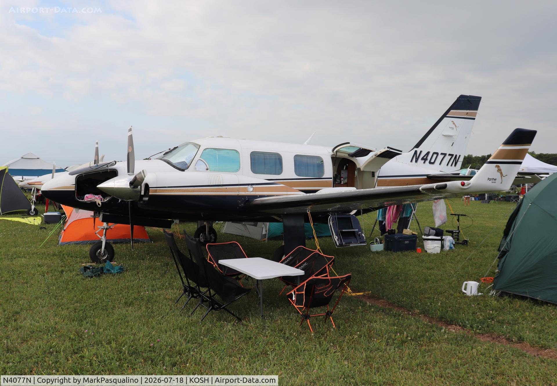 N4077N, Piper PA-31-310 Navajo, c/n 31-8112027, Piper PA-31-310