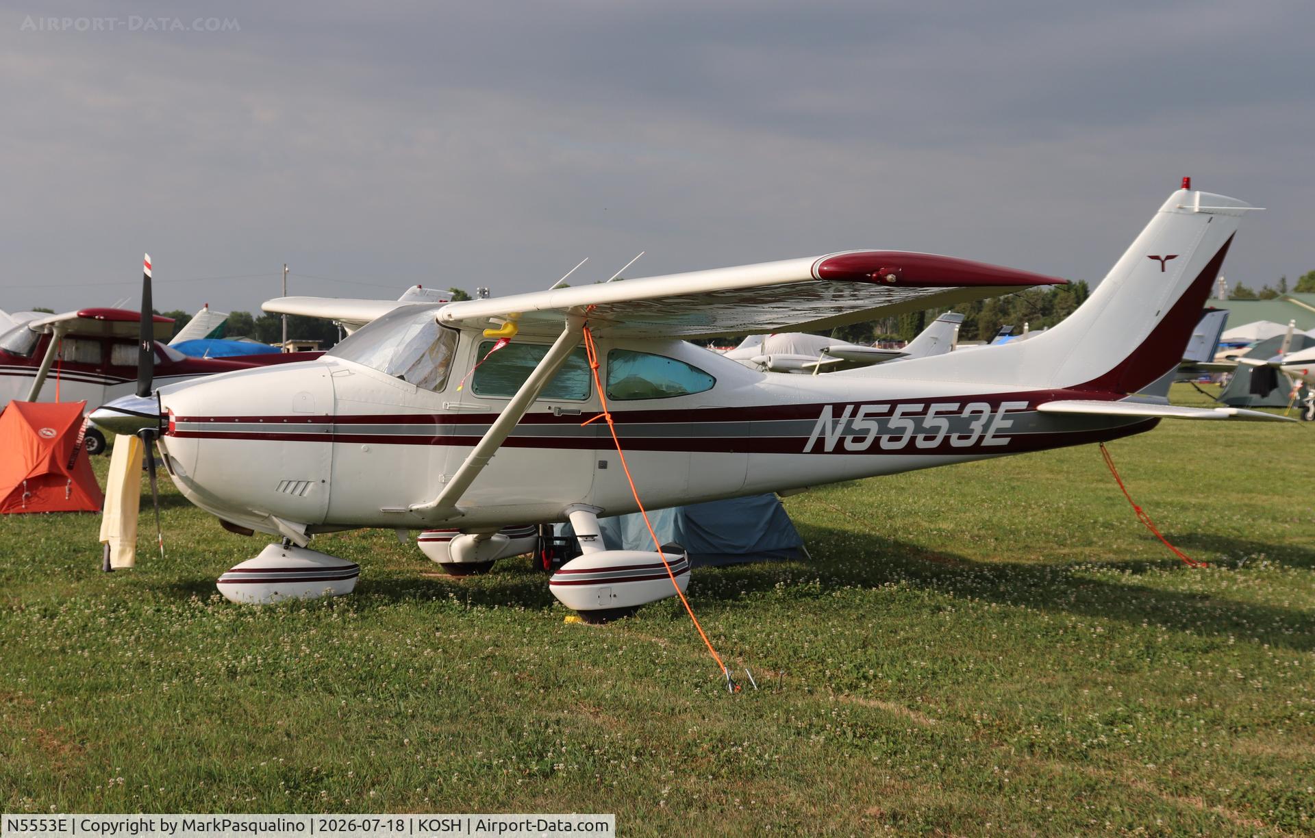 Aircraft N5553E, 1983 Cessna 182R Skylane, c/n 18268331, Cessna 182R, at KOSH, photo by MarkPasqualino