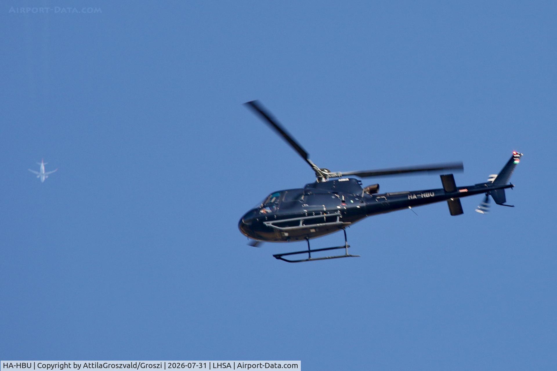 Aircraft HA-HBU, 2024 Airbus H125 (AS350-B3), c/n 9668, LHSA - in the airspace of Szentkirályszabadja airport, Hungary, at LHSA, photo by AttilaGroszvald/Groszi