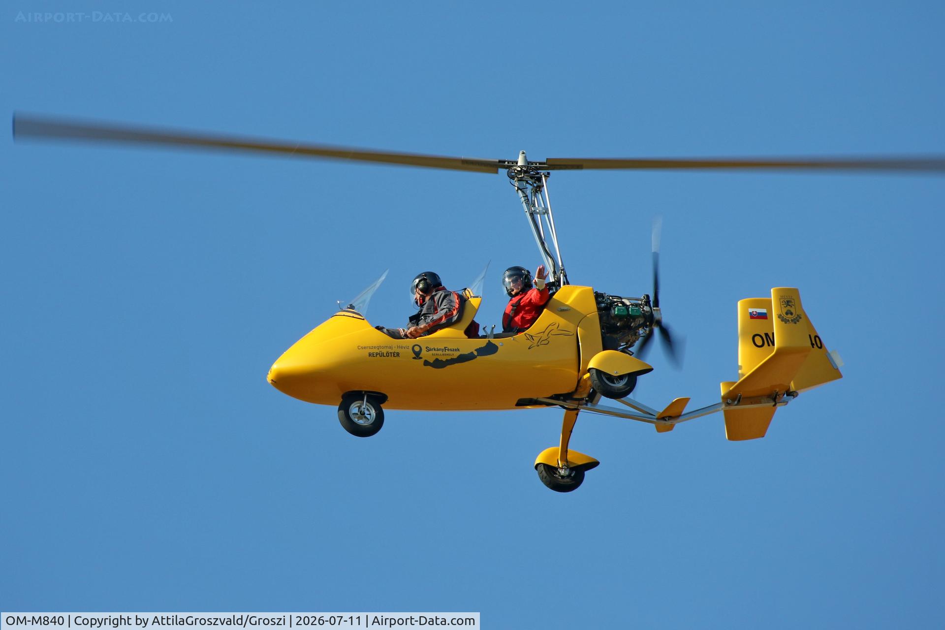 Aircraft OM-M840, 2016 Autogyro GmbH MTO Sport, c/n 1401, Becsehely, Mura Airport. Hungary, photo by AttilaGroszvald/Groszi