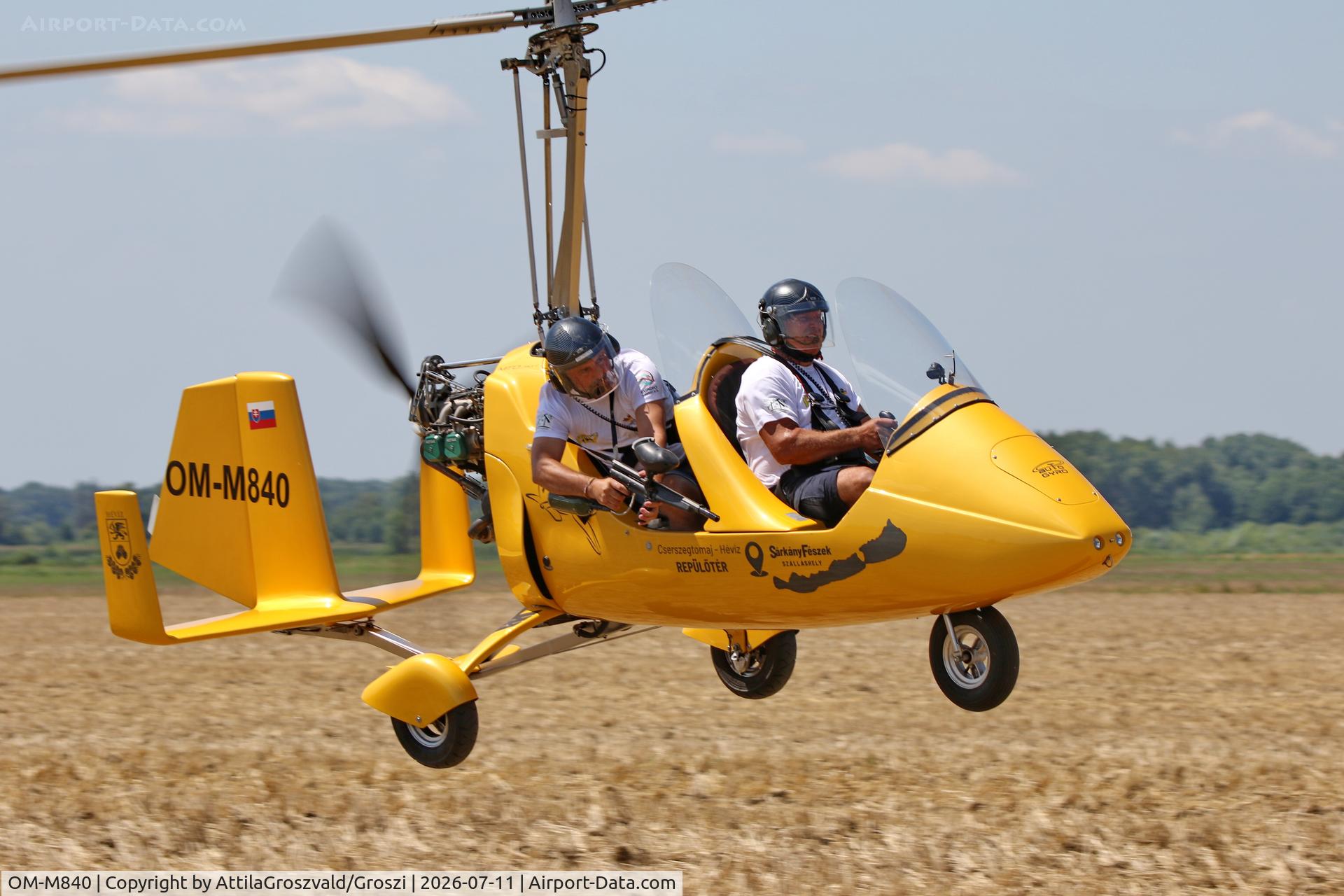 Aircraft OM-M840, 2016 Autogyro GmbH MTO Sport, c/n 1401, Becsehely, Mura Airport. Hungary, photo by AttilaGroszvald/Groszi
