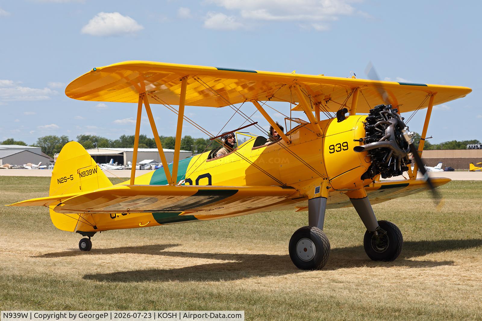 Aircraft N939W, 1943 Boeing E75, c/n 75-5231, Airventure 2026., at KOSH, photo by GeorgeP