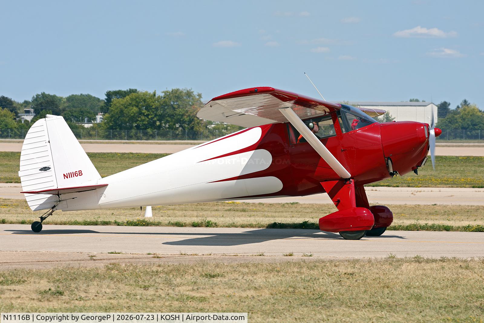 Aircraft N1116B, 1956 Cessna 182A Skylane, c/n 33923, Airventure 2026., at KOSH, photo by GeorgeP