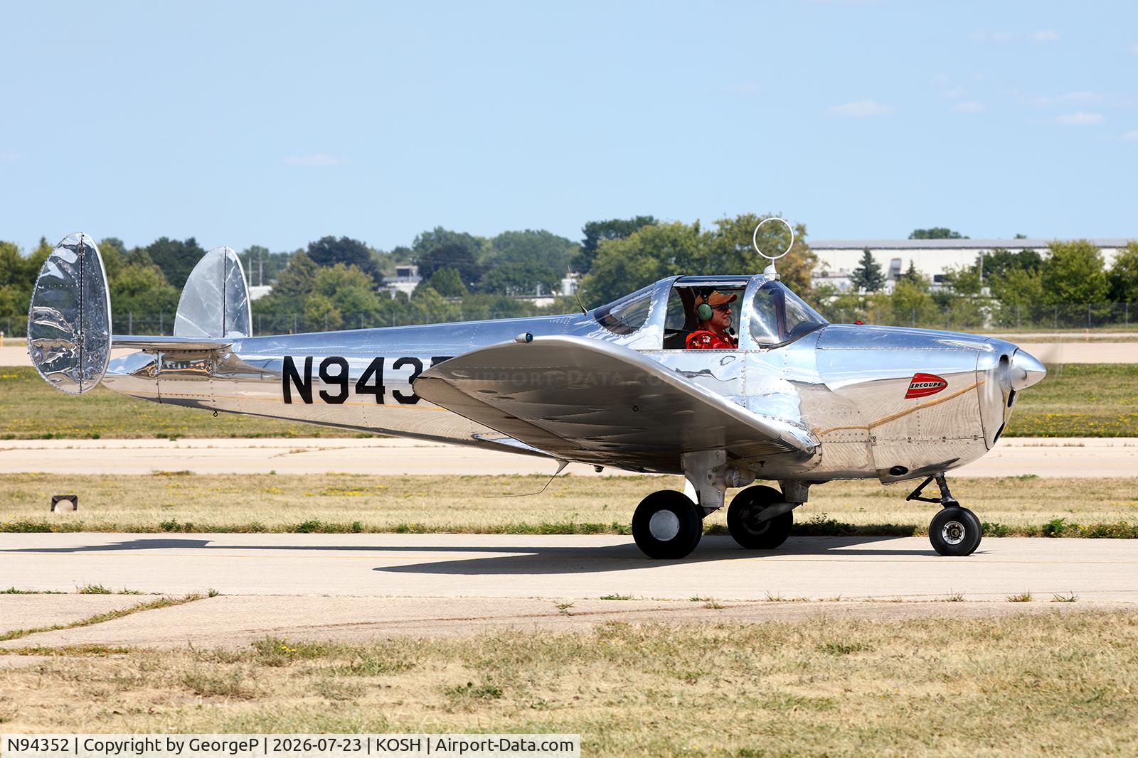 Aircraft N94352, 1956 Cessna 182A Skylane, c/n 33923, Airventure 2026., at KOSH, photo by GeorgeP