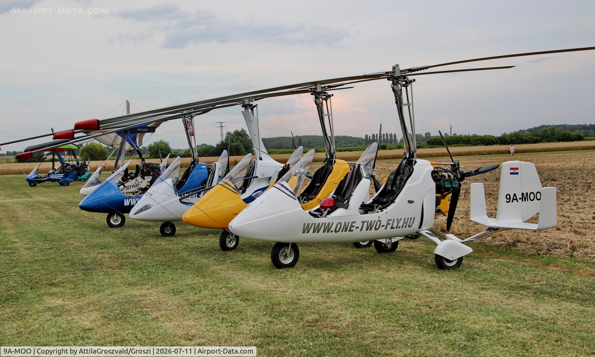 Aircraft 9A-MOO, Autogyro GmbH MTO Sport, c/n ., Becsehely, Mura repülőtér, Magyarország, photo by AttilaGroszvald/Groszi