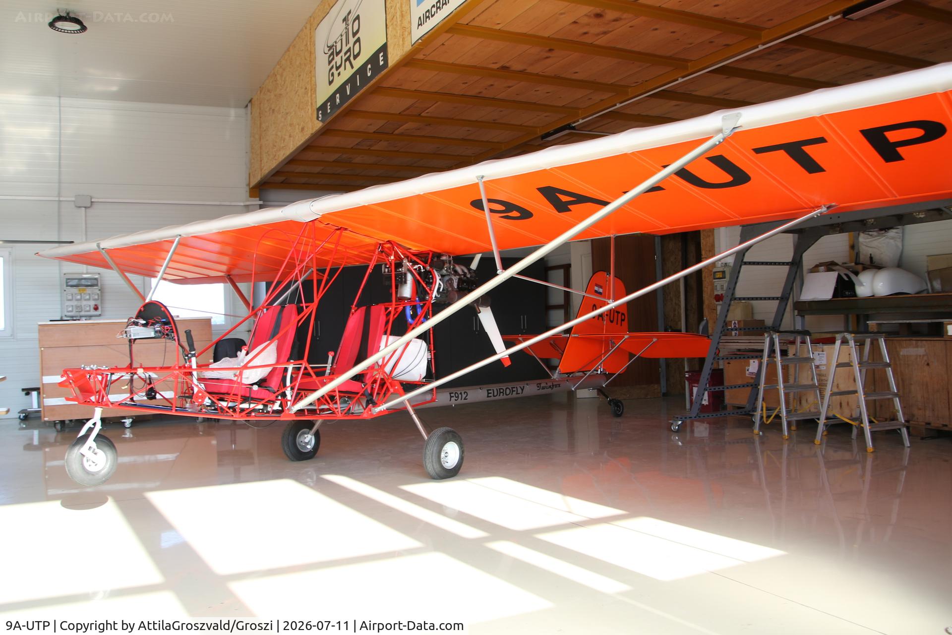 Aircraft 9A-UTP, 2026 Eurofly Twinfox, c/n TW007, Becsehely, Mura repülőtér, Magyarország, photo by AttilaGroszvald/Groszi
