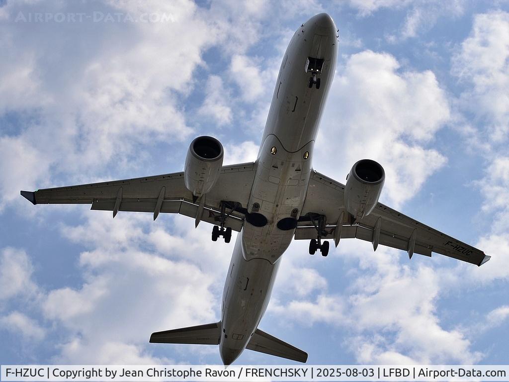 Aircraft F-HZUC, 2021 Airbus A220-300, c/n 55140, Paris (CDG) Bordeaux (BOD) AF7432, at LFBD, photo by Jean Christophe Ravon / FRENCHSKY