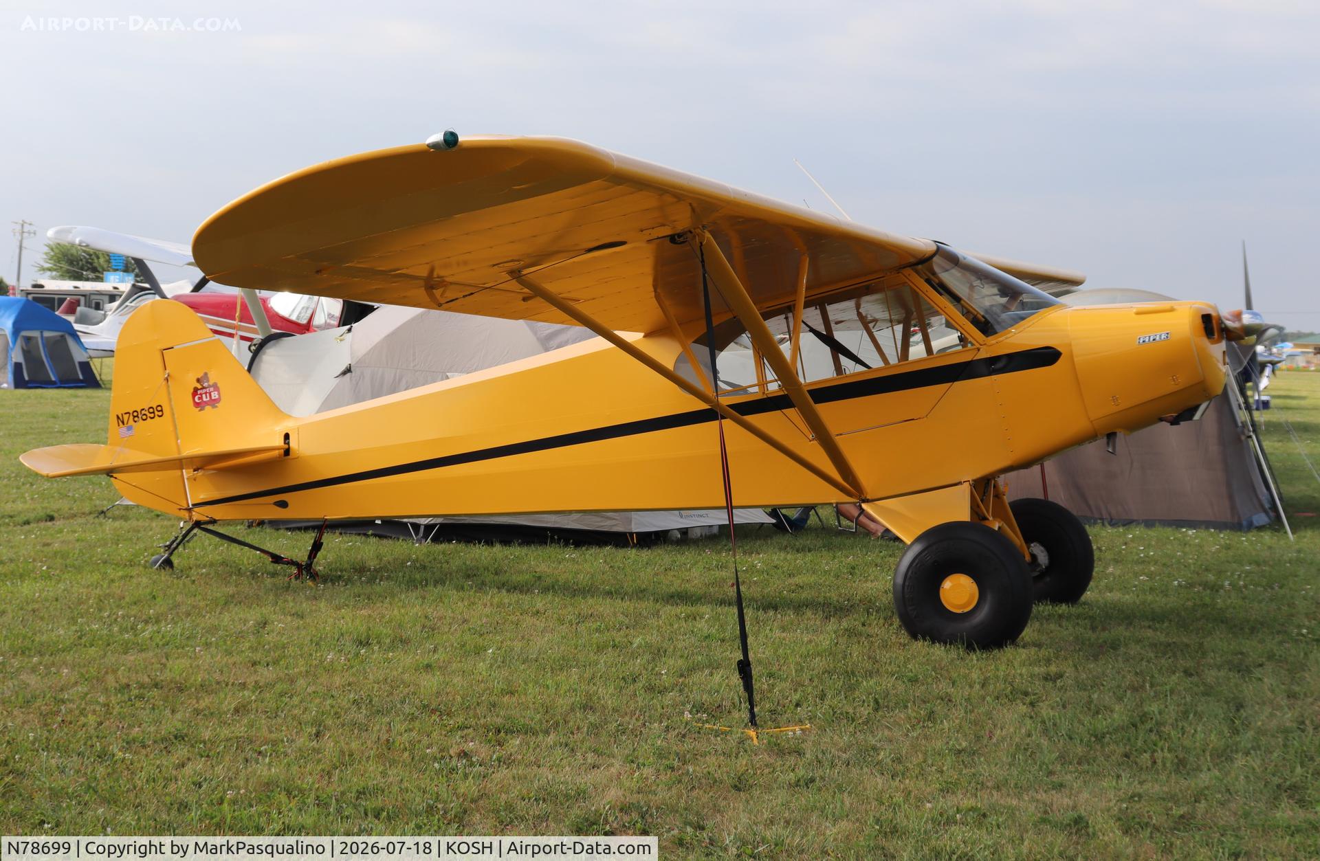 N78699, 1947 Piper PA-11 Cub Special, c/n 11-1463, Piper PA-11