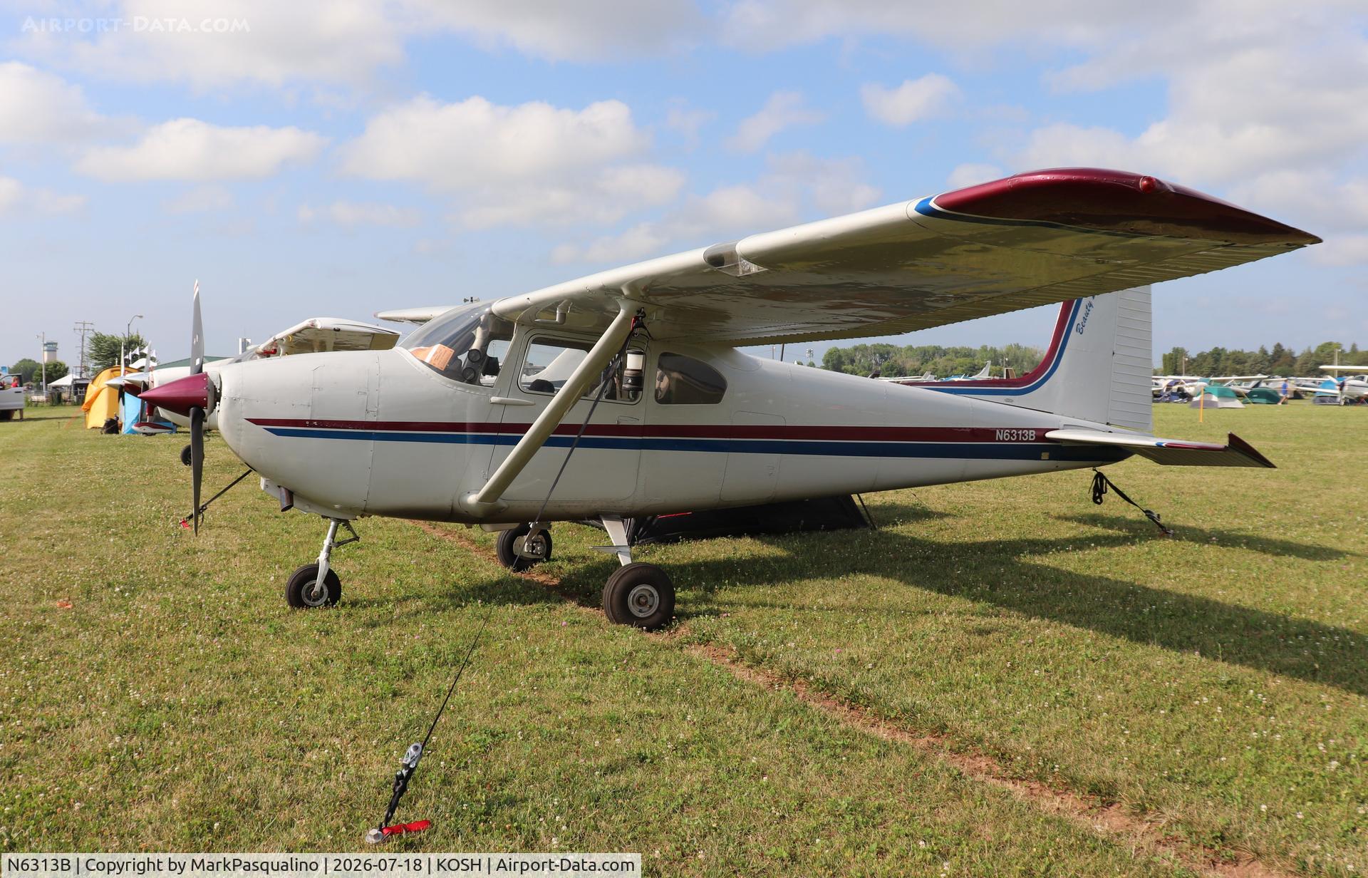 Aircraft N6313B, 1957 Cessna 182A Skylane, c/n 34213, Cessna 182A, at KOSH, photo by MarkPasqualino