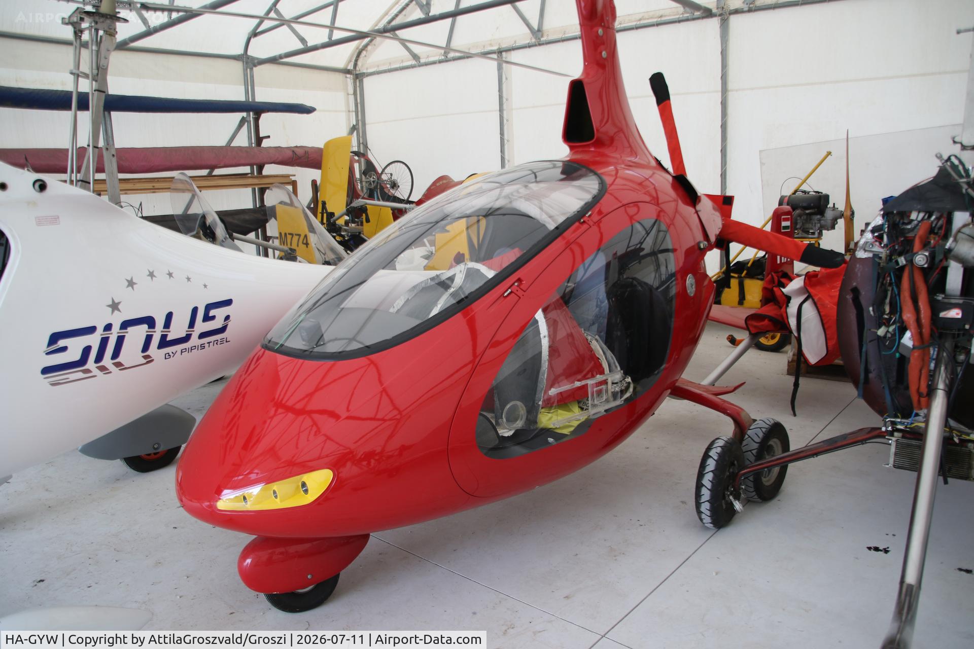 Aircraft HA-GYW, 2015 AutoGyro Cavalon, c/n V00188, Becsehely, Mura repülőtér, Magyarország, photo by AttilaGroszvald/Groszi