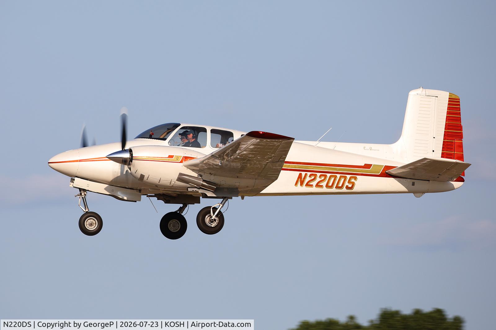 Aircraft N220DS, 1960 Beech D50C Twin Bonanza, c/n DH-271, Airventure 2026., at KOSH, photo by GeorgeP