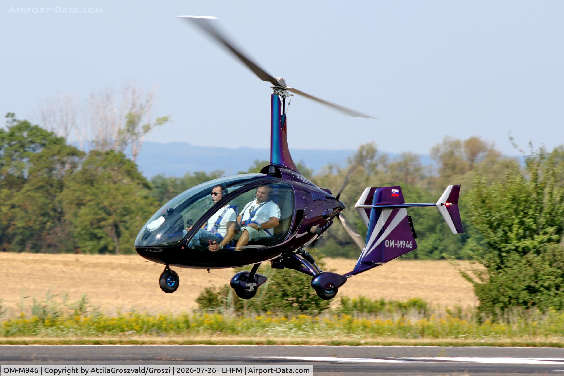 Aircraft OM-M946, 2018 Niki Rotor Aviation Kallithea 915, c/n K004, LHFM - Fertöszentmiklós Meidl-Airport, Hungary, at LHFM, photo by AttilaGroszvald/Groszi