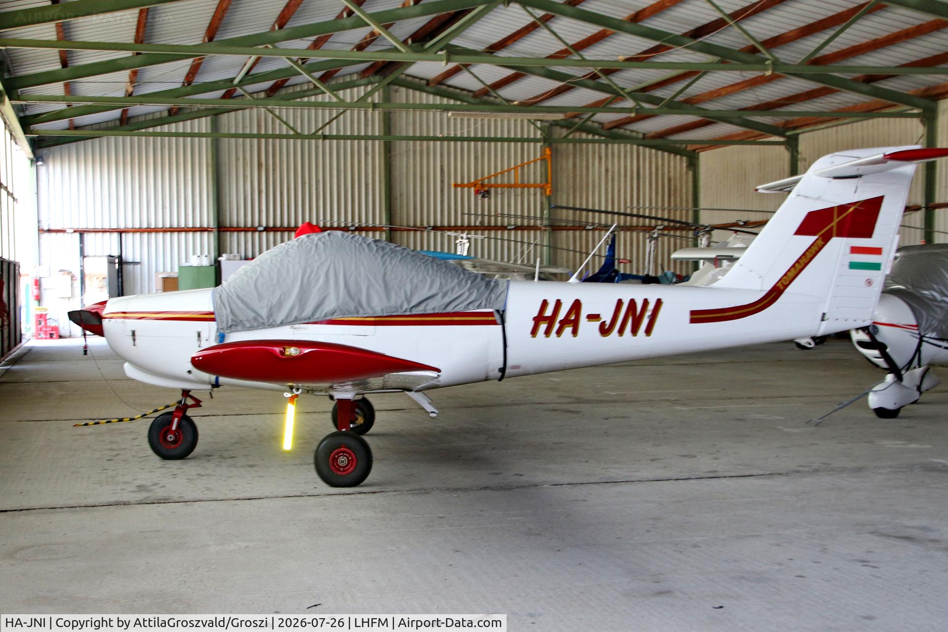 Aircraft HA-JNI, 1979 Piper PA-38-112 Tomahawk Tomahawk, c/n 38-80A0036, LHFM - Fertöszentmiklós Meidl-Airport, Hungary, at LHFM, photo by AttilaGroszvald/Groszi
