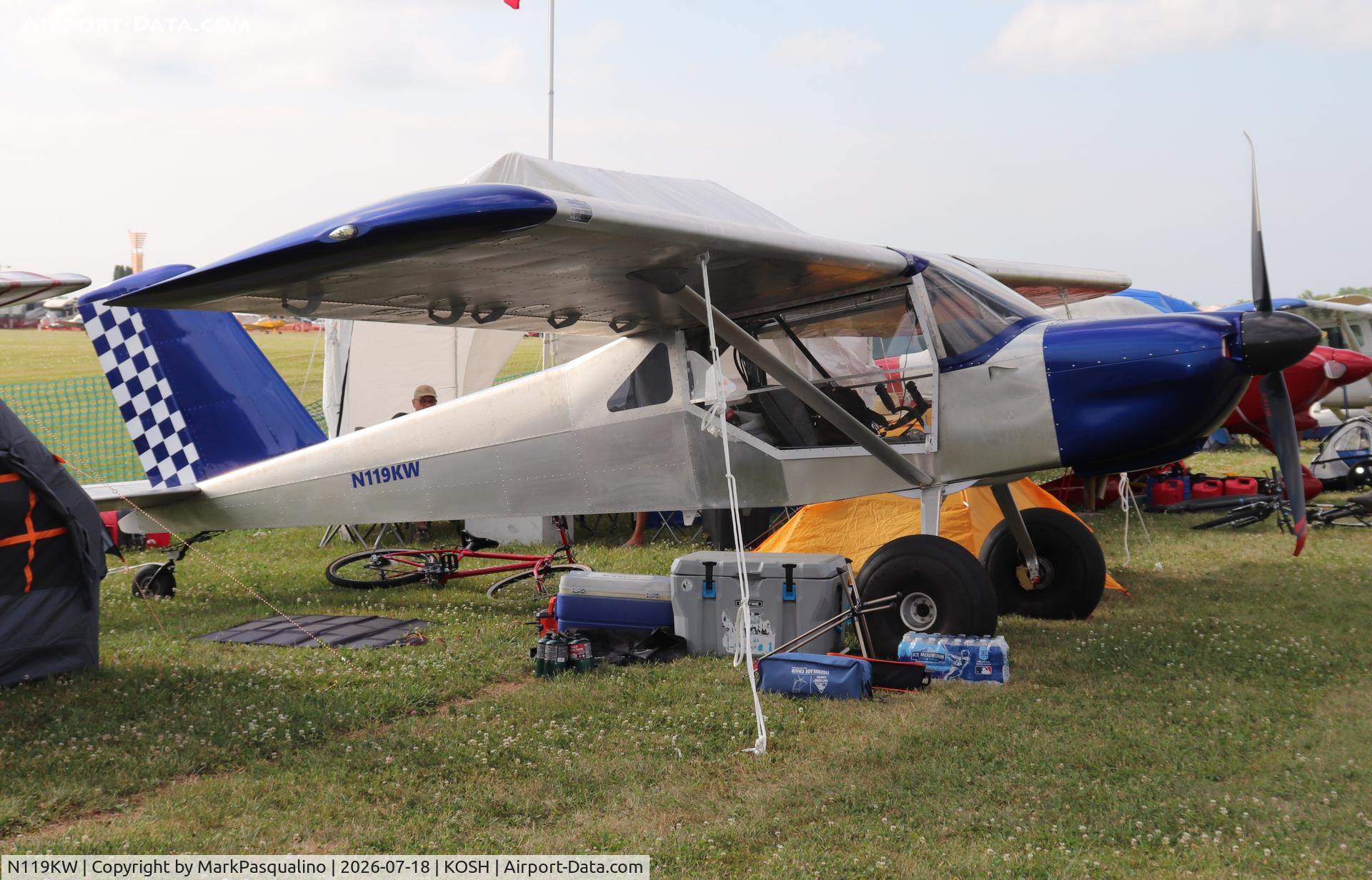 Aircraft N119KW, 2025 Rans S-21 Outbound, c/n 03220242, Rans S-21 Outbound, at KOSH, photo by MarkPasqualino